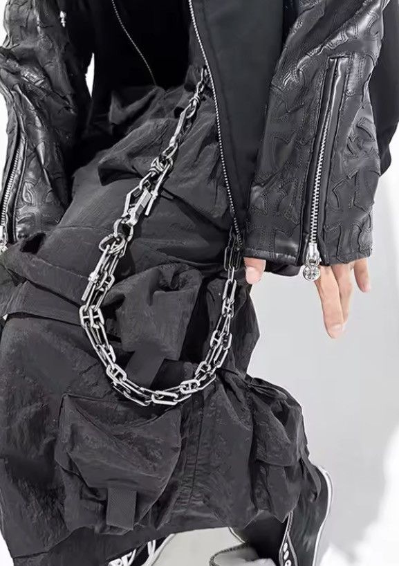 Jewelry PUNK Heavy Lndustry Mechanical Trouser Chain Size ONE SIZE - 4 Thumbnail