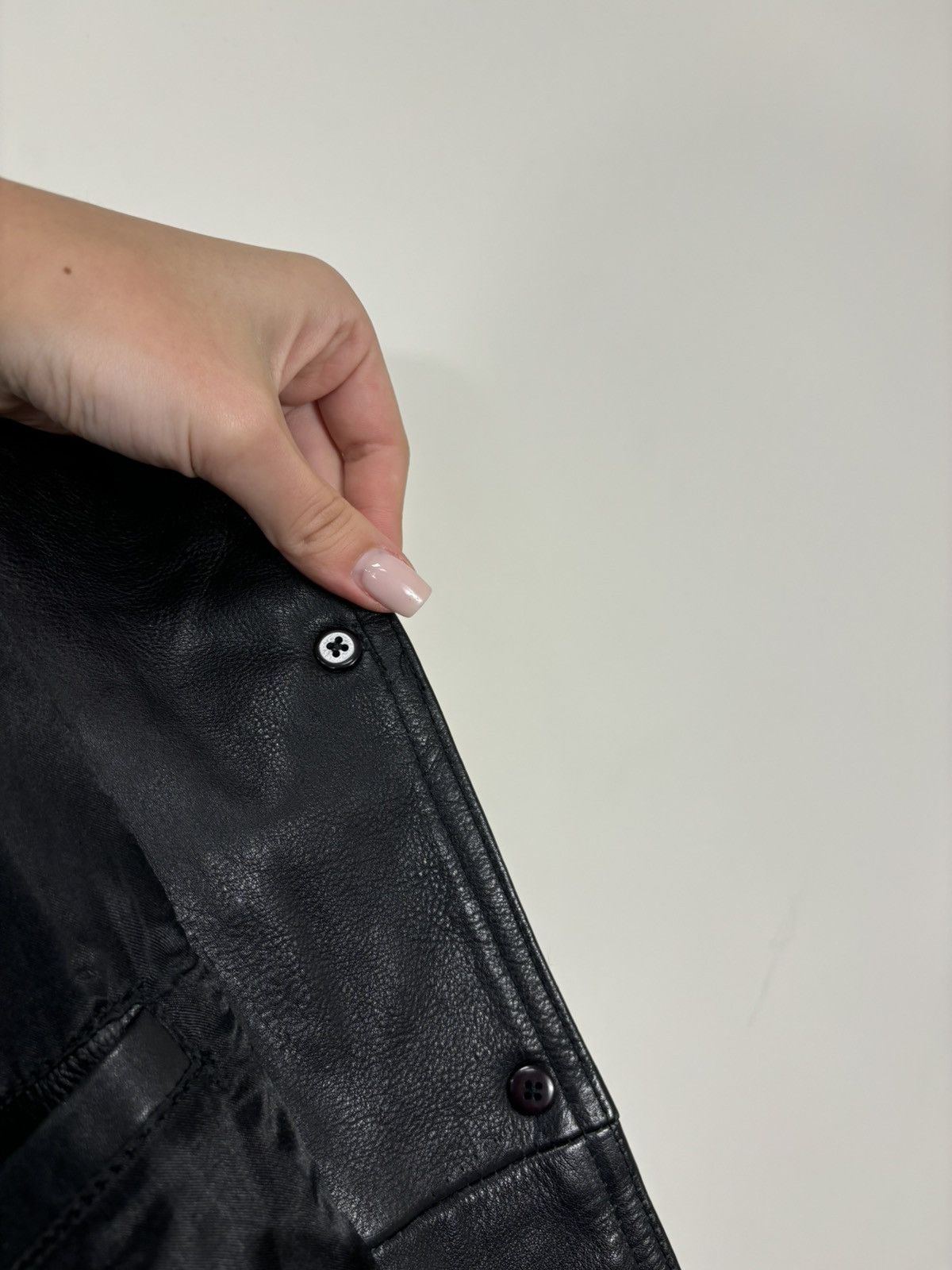 Claude Montana Vintage Claude Montana Ideal Cuir Women’s Leather Jacket Size M / US 6-8 / IT 42-44 - 17 Thumbnail