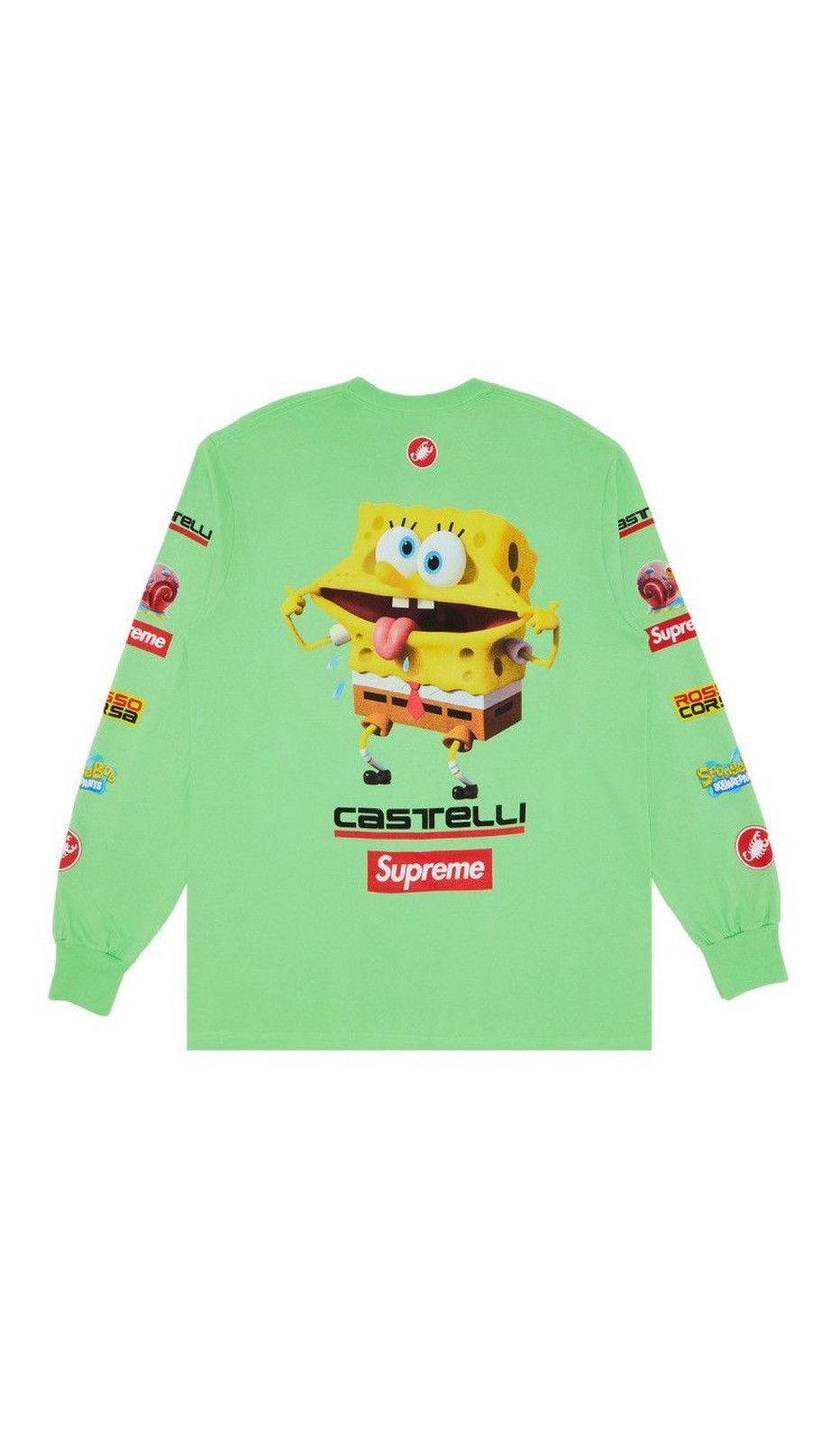 Supreme x SpongeBob Racing L/S Tee