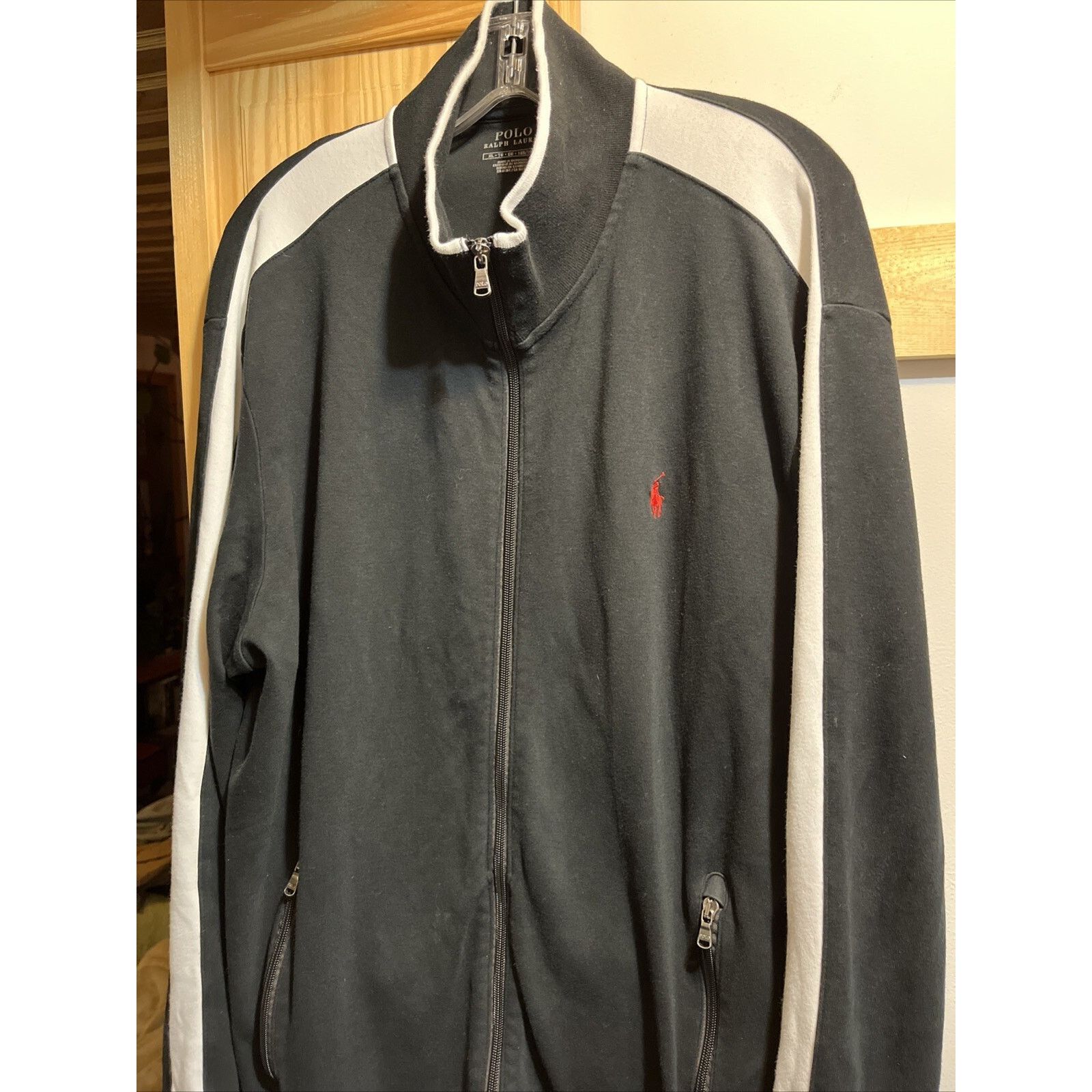 Polo Ralph Lauren Polo Ralph Lauren Track Jacket Men XL Black White Streetwear Size US XL / EU 56 / 4 - 8 Thumbnail