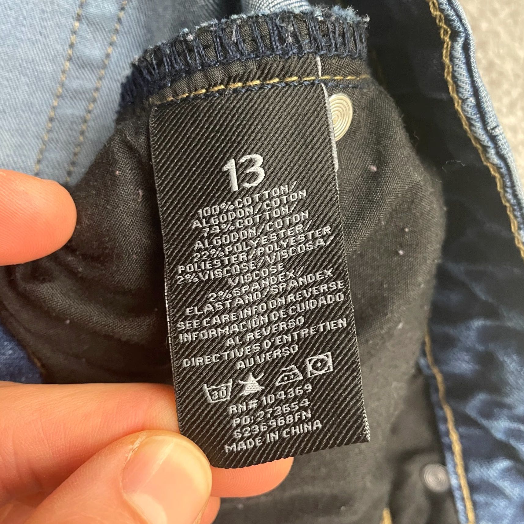 Fashion Nova FASHION NOVA Distressed Cut Off Denim Shorts Juniors 13 Blue High Rise Casual Women Size 34" / US 12 / IT 48 - 5 Thumbnail