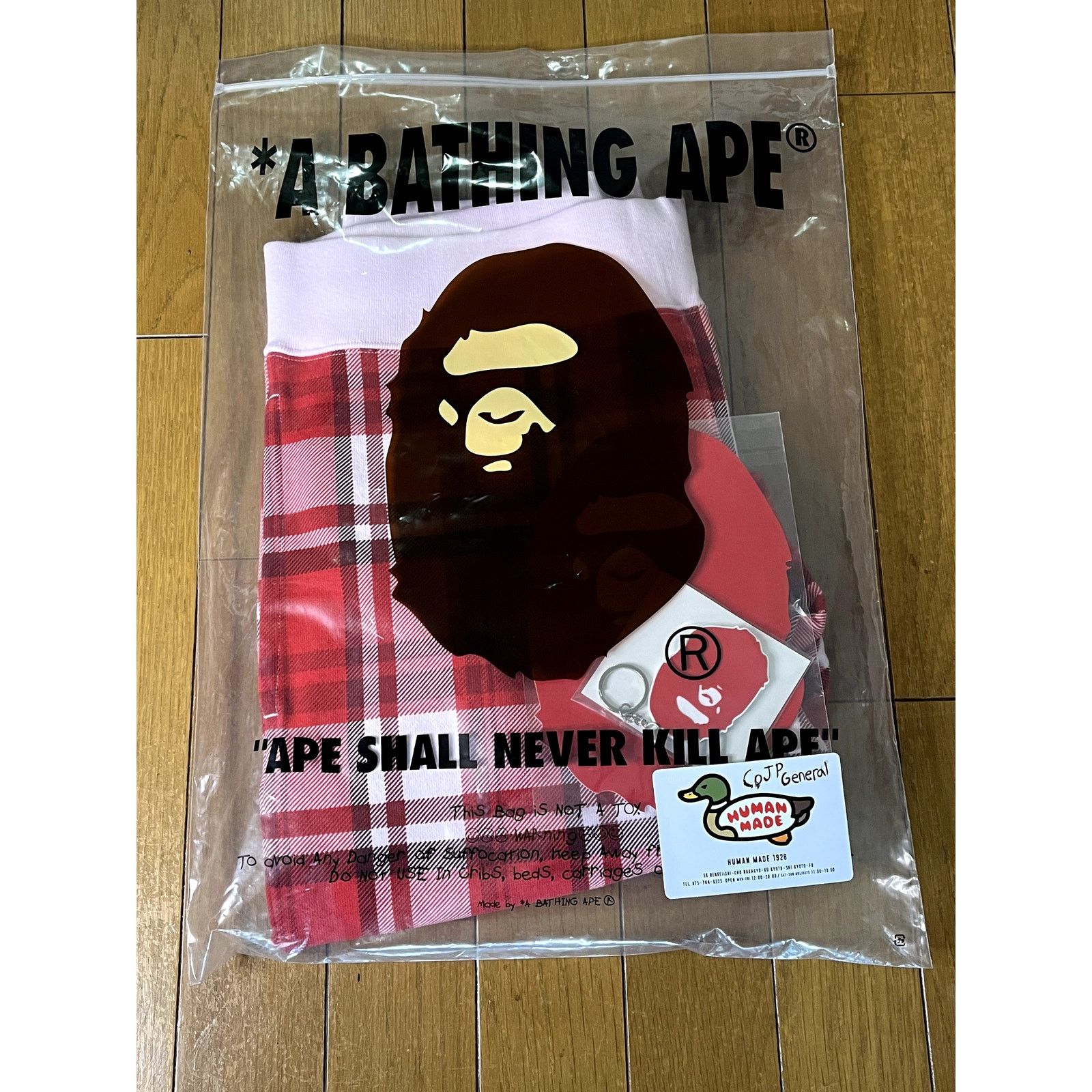 Bape Bape Check Gift Sweat Shorts Size US 34 / EU 50 - 5 Thumbnail