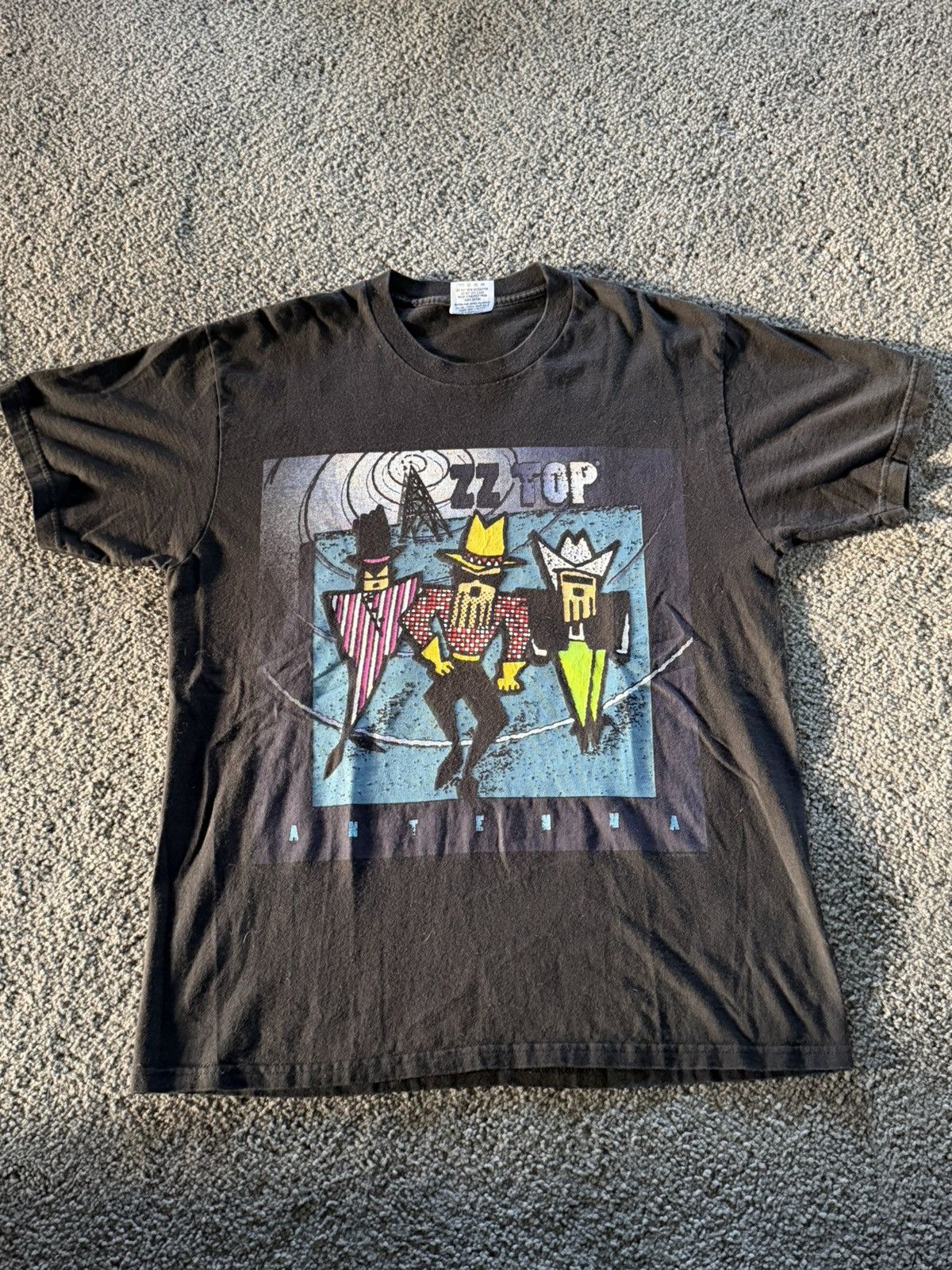 Vintage Vintage 1994 ZZ Top Antenna World Tour Shirt Size US L / EU 52-54 / 3 - 1 Thumbnail