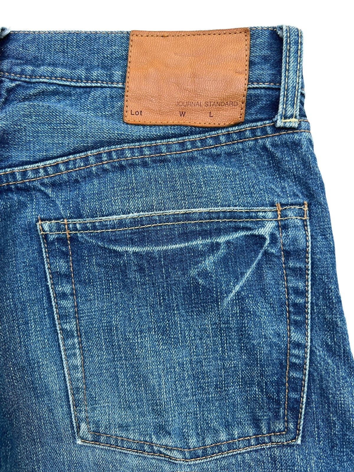 Journal Standard Selvedge Distressed Patchwork Jeans 30x30