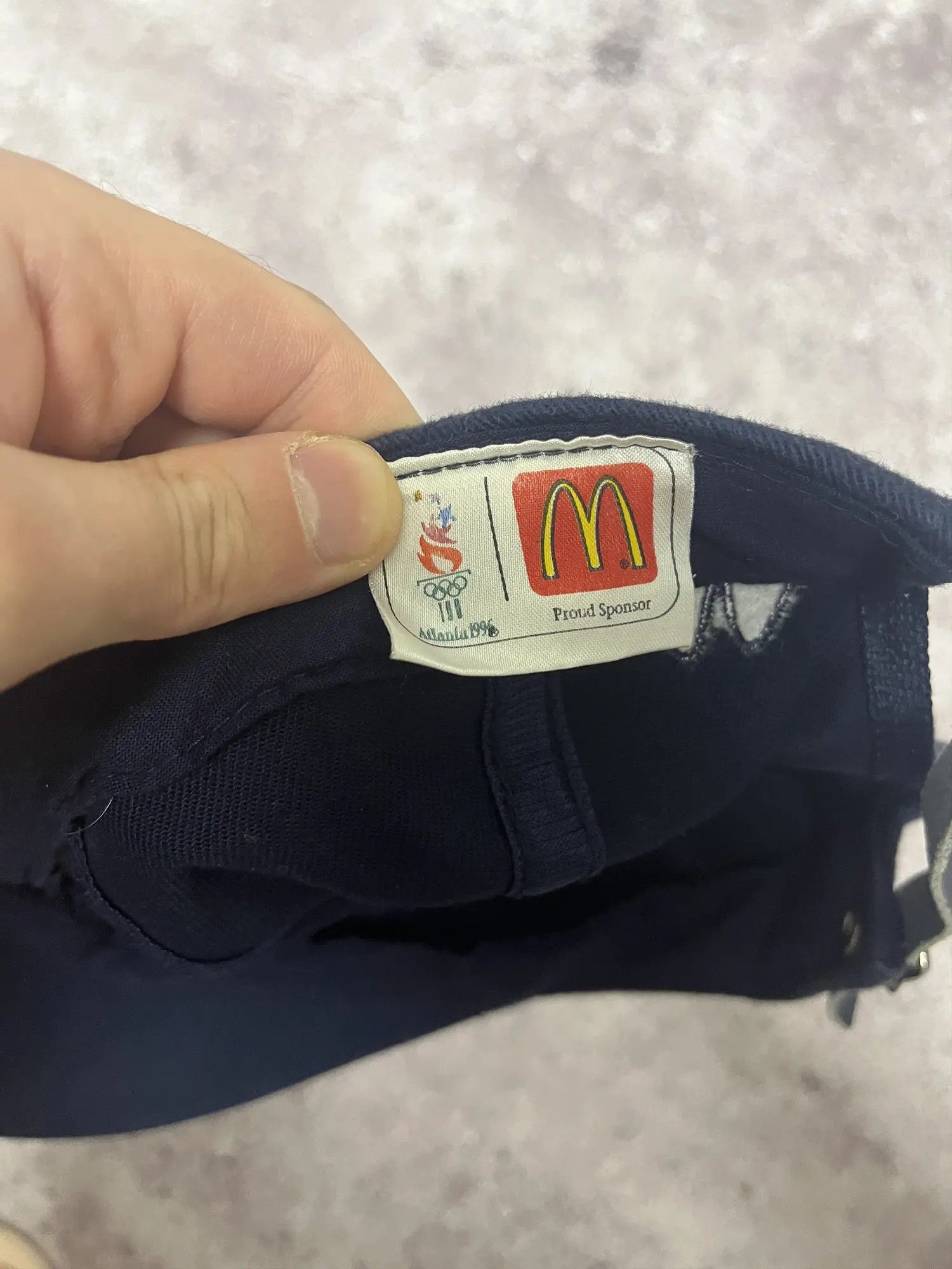 USA Olympics Vintage Atlanta 1996 Olympics McDonalds Hat Strapback Cap Size ONE SIZE - 2 Thumbnail