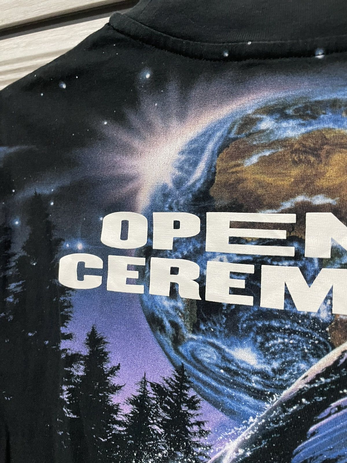 Opening Ceremony Rare Opening Ceremony Christian Riese Lassen Galaxy T Shirt Size US S / EU 44-46 / 1 - 12 Thumbnail