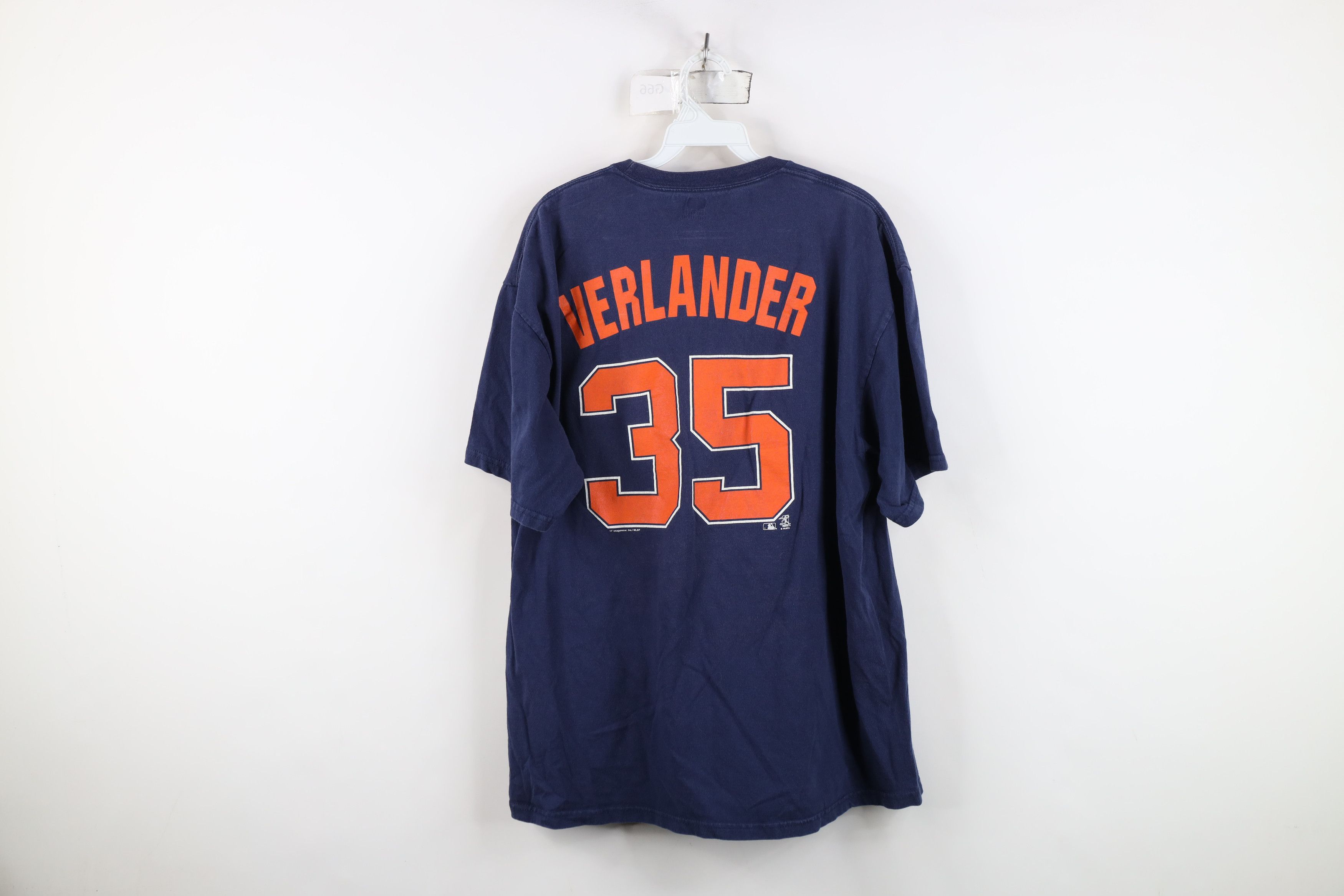 Vintage Vintage Y2K Faded Verlander Detroit Baseball Jersey T-Shirt Size US XL / EU 56 / 4 - 14 Thumbnail
