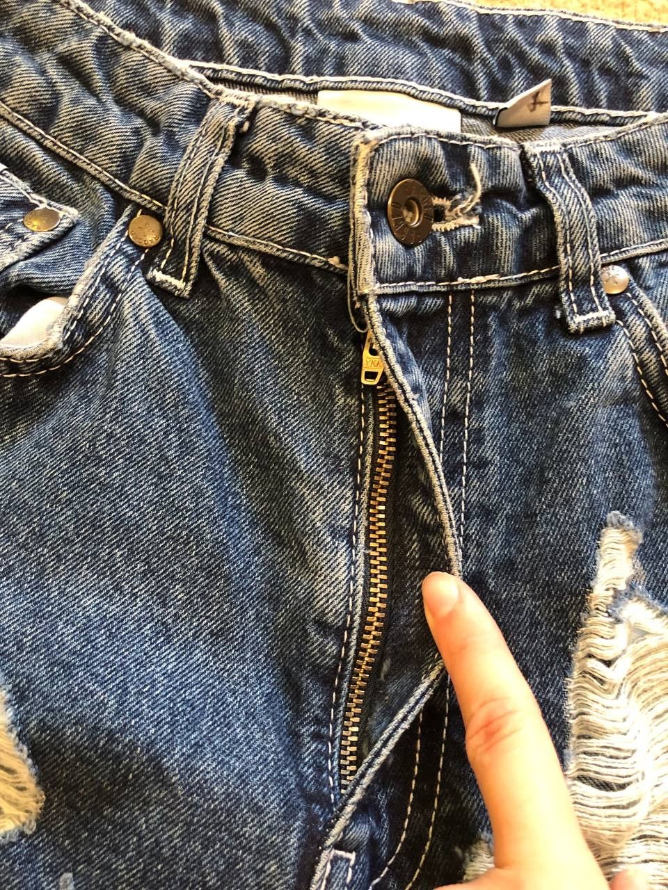 The Ragged Priest Vintage The Ragged Priest Straight Denim Jeans Size 26 Size 26" / US 2 / IT 38 - 10 Thumbnail