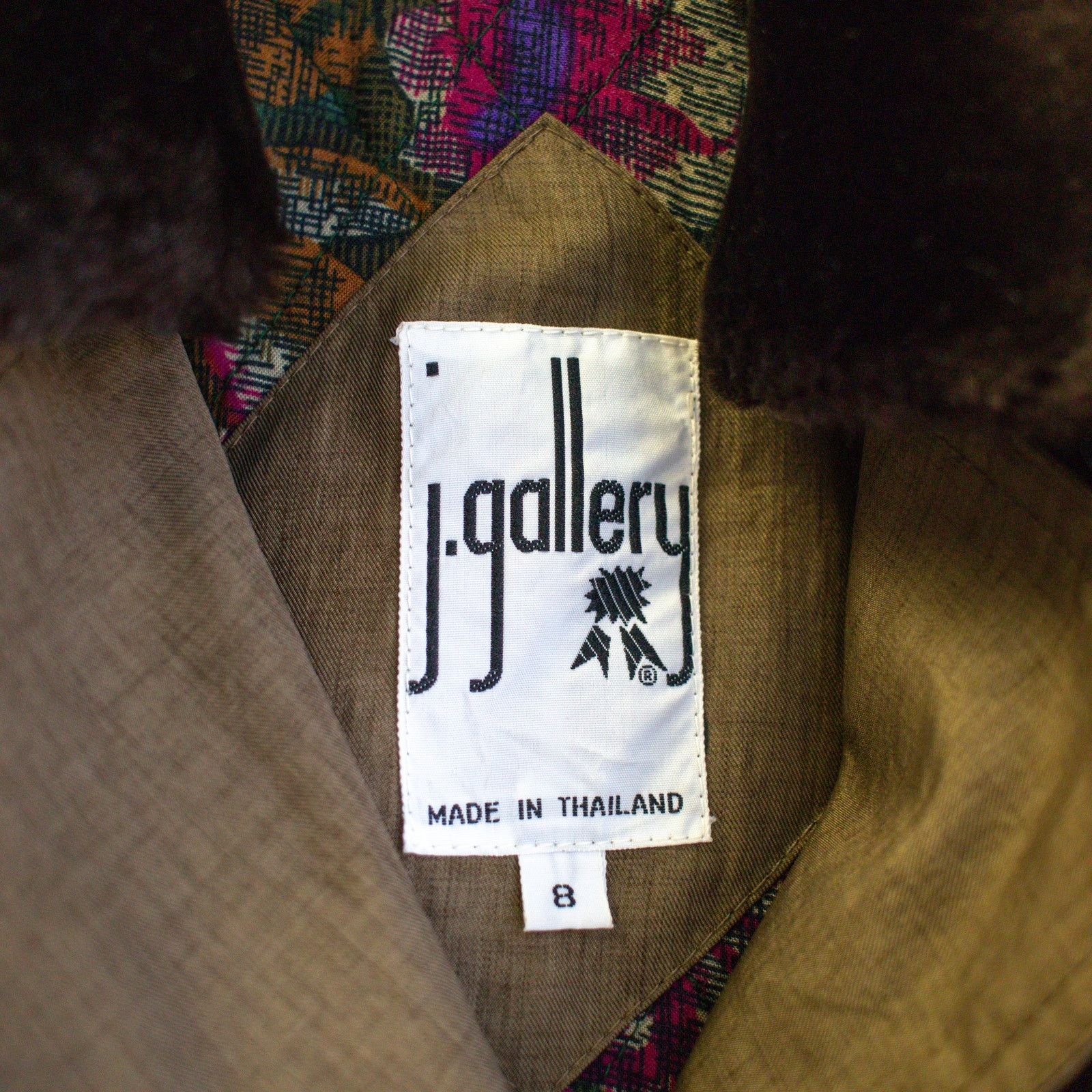 Vintage J. Gallery Greenish Fully LinedTrench Coat Size 8 Size M / US 6-8 / IT 42-44 - 4 Thumbnail