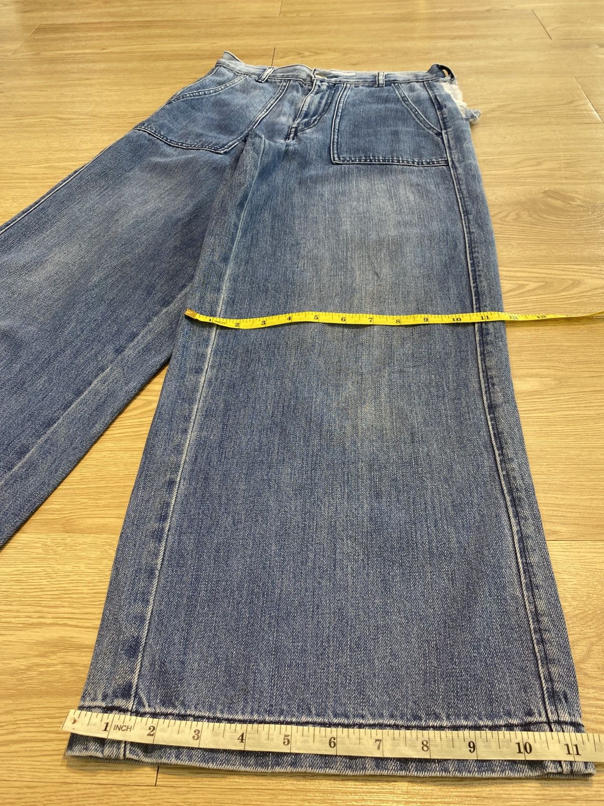 Japanese Brand Japanese Blue Wash Style Denim Jeans Size US 28 / EU 44 - 12 Thumbnail