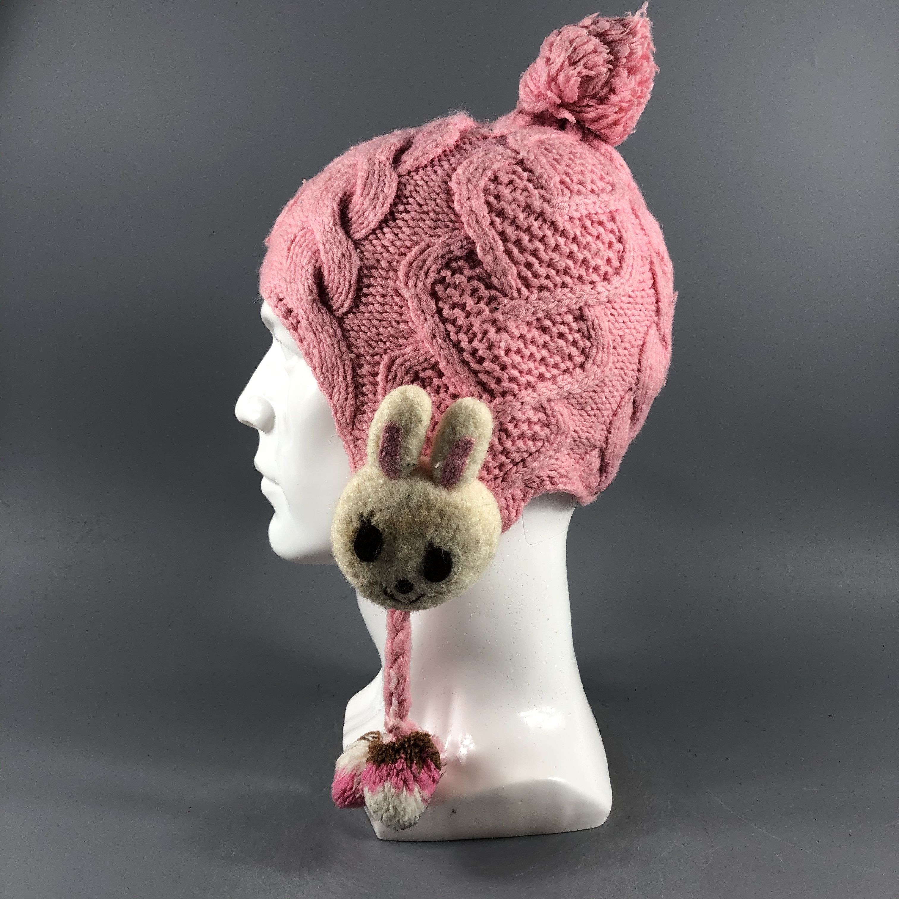 Japanese Brand × Vintage Womens Miki House Ear Flap Hat Beanie Snow Cap Hat-D117 Size ONE SIZE - 1 Thumbnail