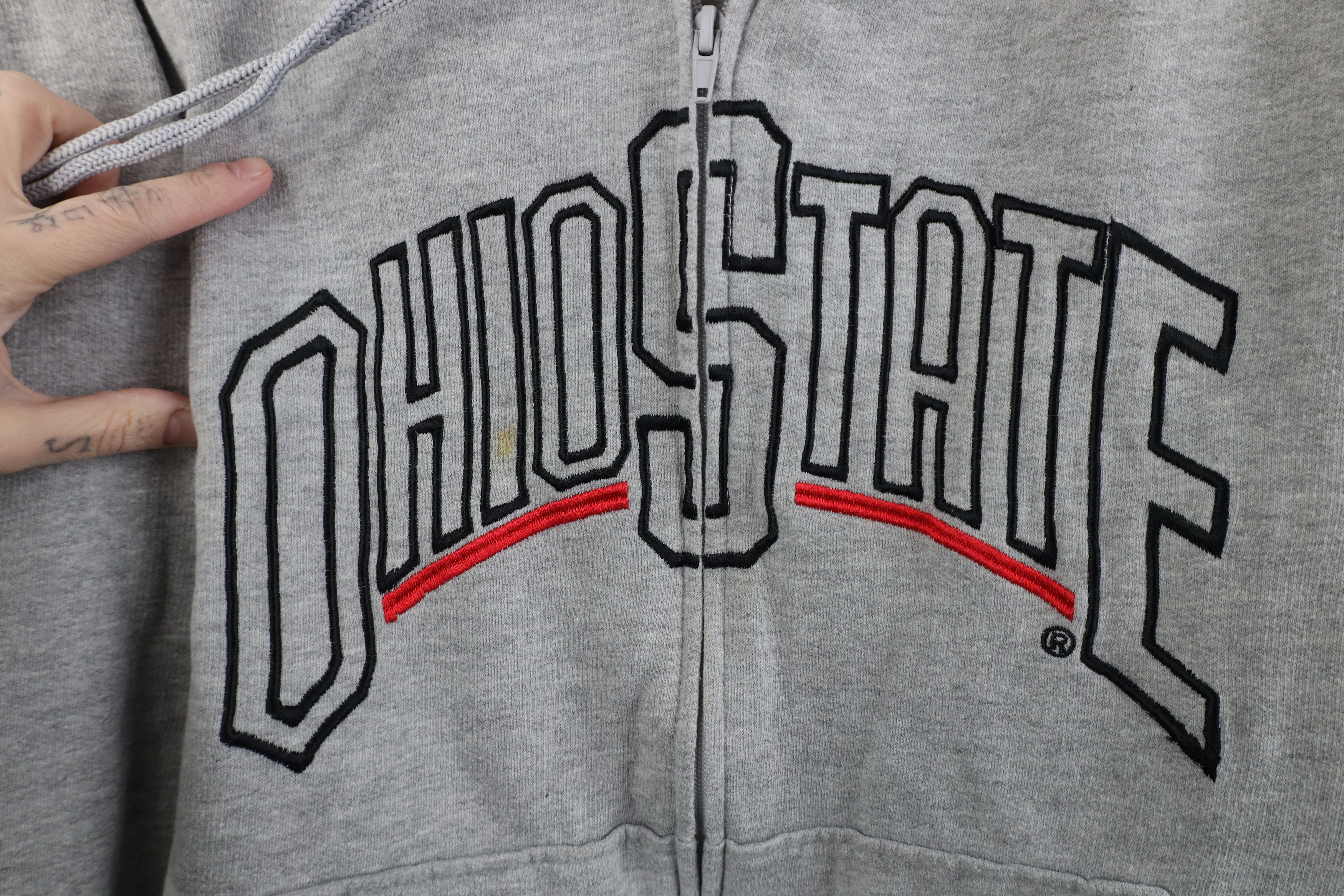 Vintage Vintage 90s Letter Ohio State University Full Zip Hoodie Size US M / EU 48-50 / 2 - 4 Thumbnail