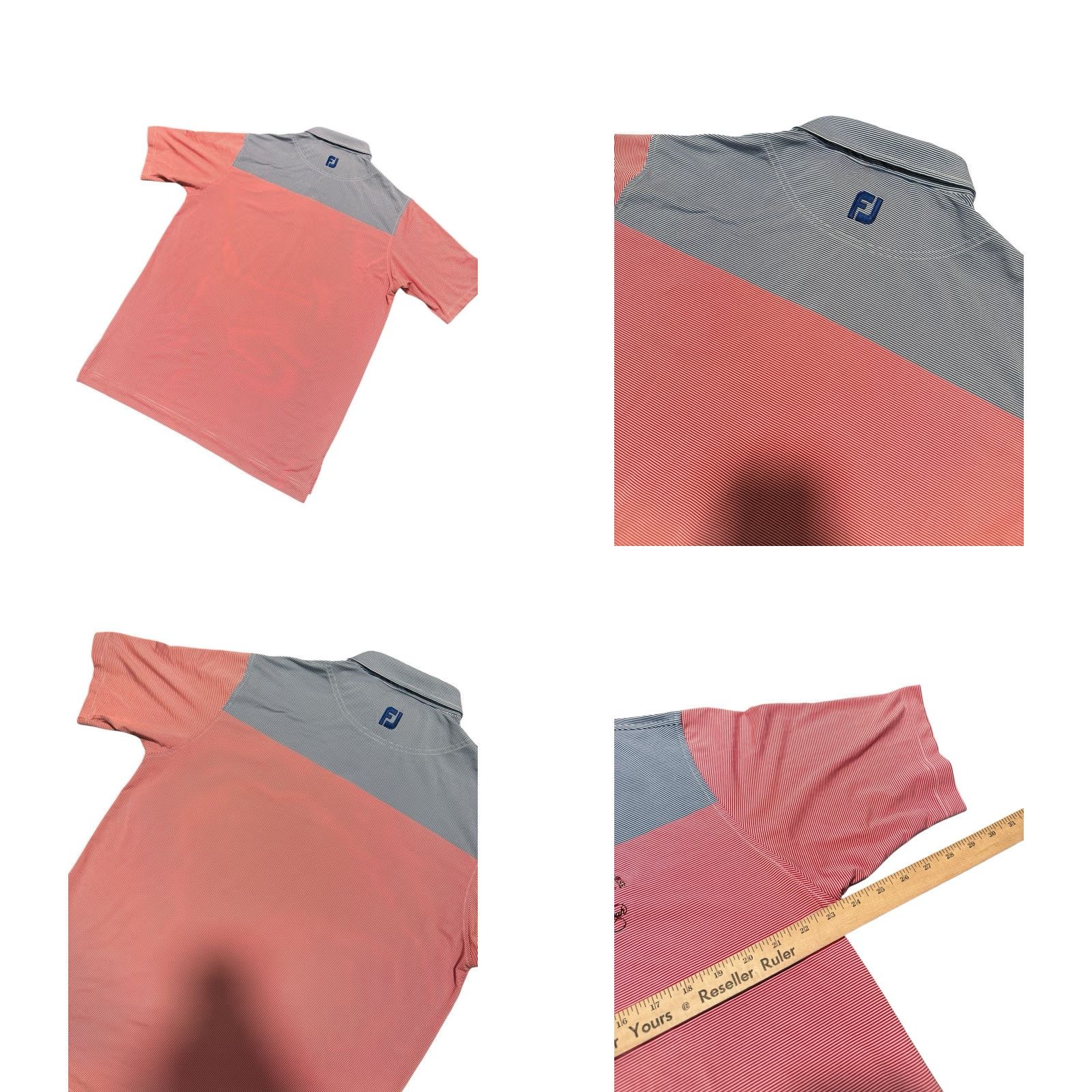 Footjoy FootJoy FJ ProDry The Ocean Course Kiawah Island Polo Shirt Men XL Colorblock Multicolor Short Sleeve Collared Breathable Golf Shirt Mens Size US XL / EU 56 / 4 - 8 Thumbnail
