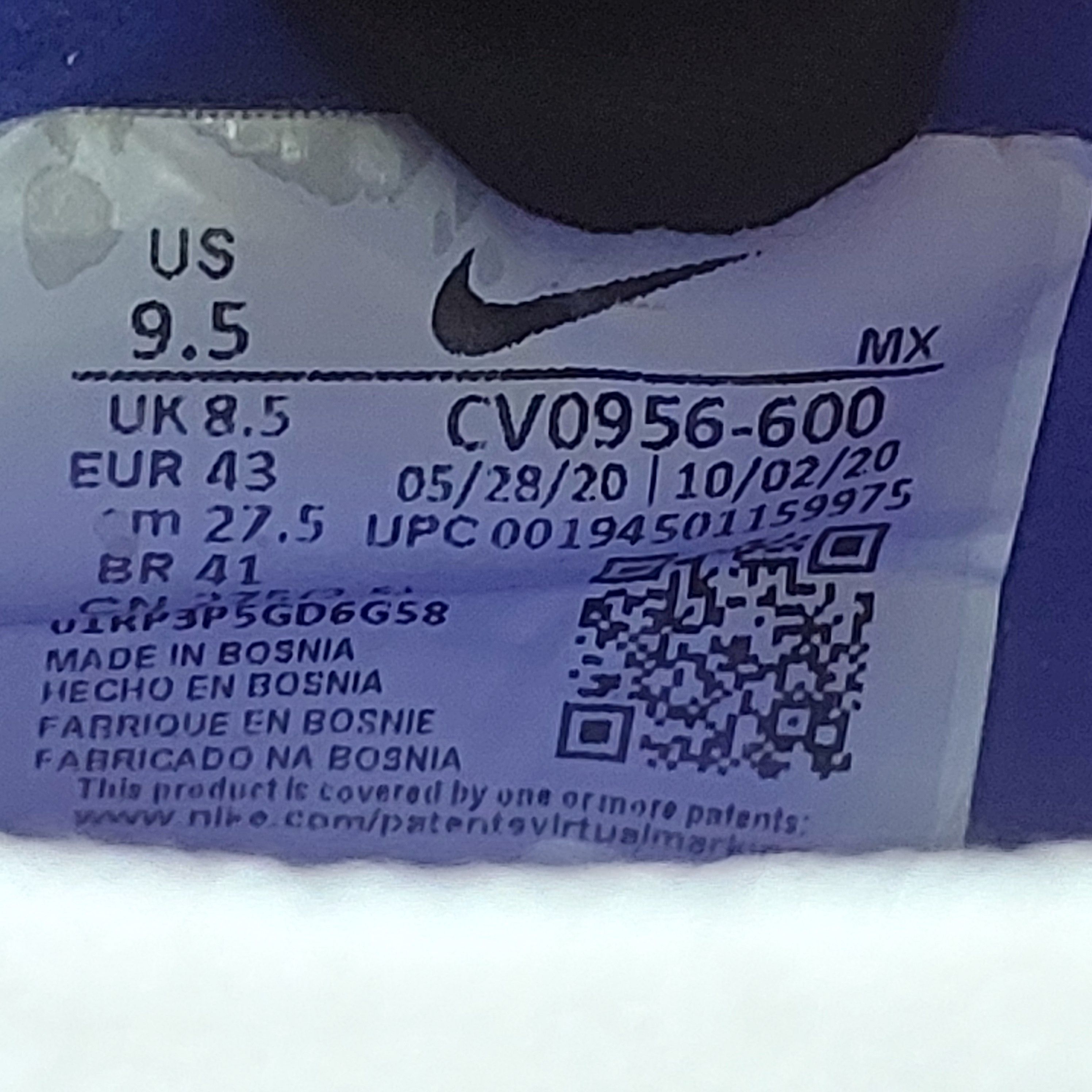 Nike Mercurial Superfly Elite 8 AG Bosnia US9.5 UK8.5 27.5CM Size US 9.5 / EU 42-43 - 13 Thumbnail