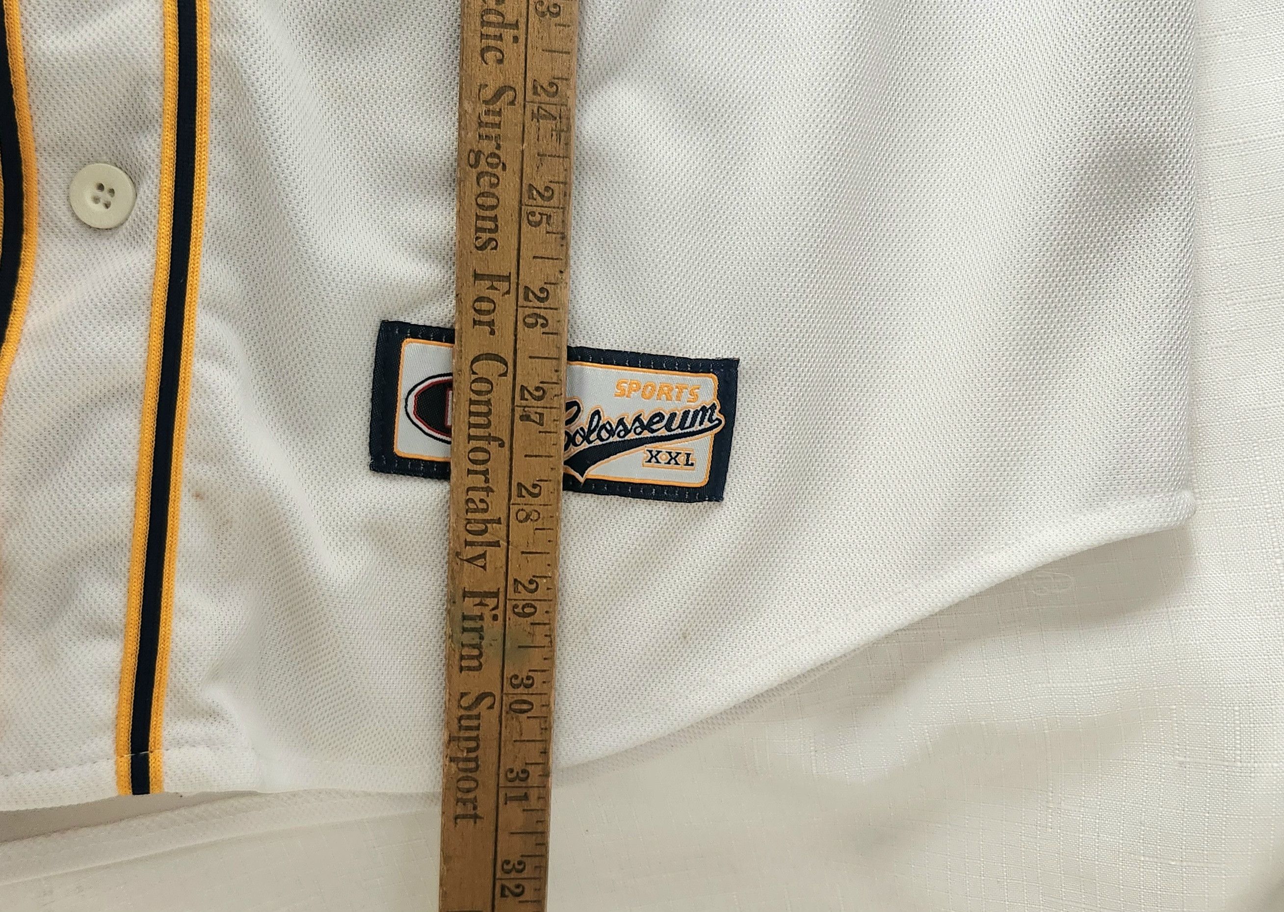 Colosseum Athletics Cal Golden Bears Jersey Home Baseball Colosseum NCAA 90s Size US L / EU 52-54 / 3 - 11 Thumbnail