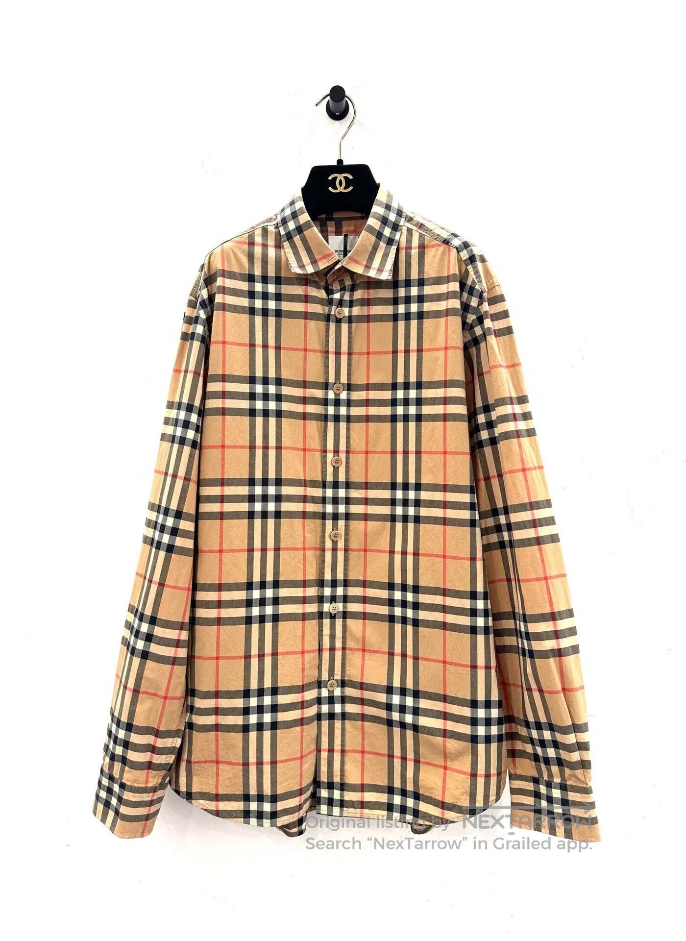 Burberry Burberry Men's Brown Stripe Check Jacket. Size US M / EU 48-50 / 2 - 1 Thumbnail