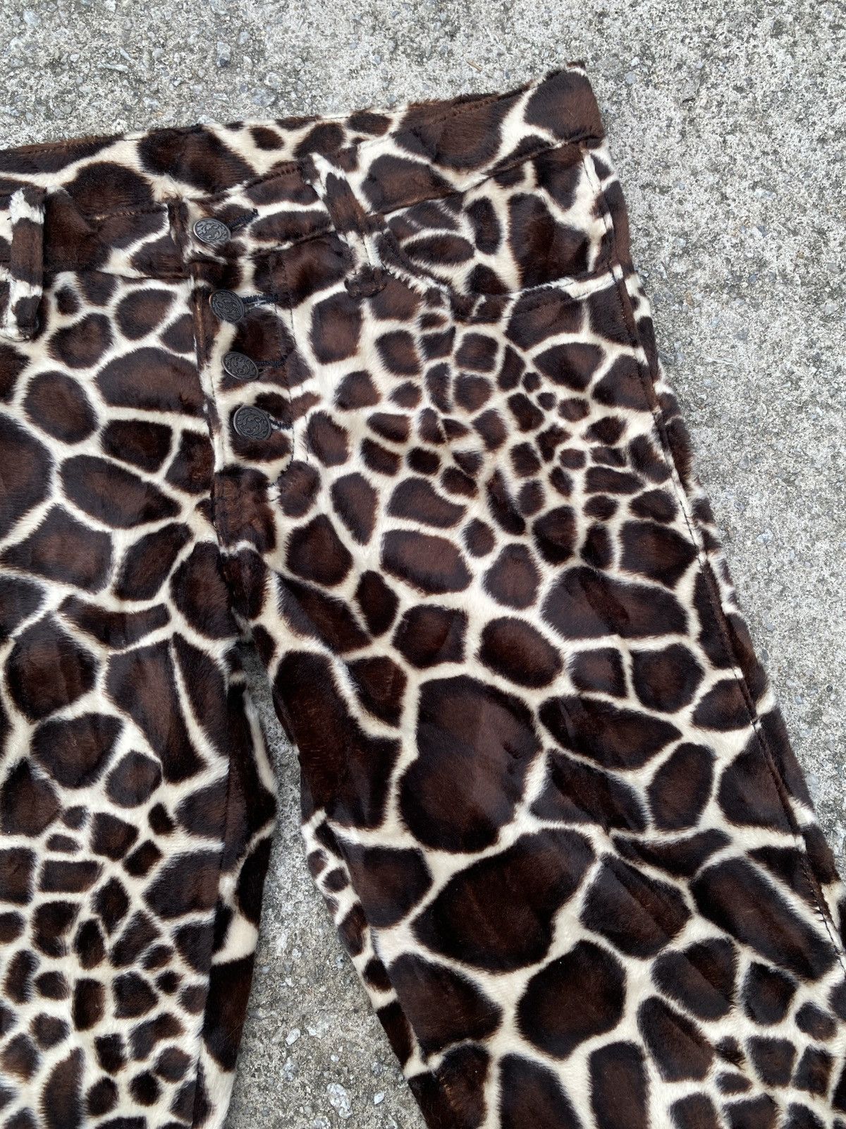 Japanese Brand × Vintage Dee Dee Japan Super Flare Fur Velvet Pant Size US 29 - 8 Thumbnail