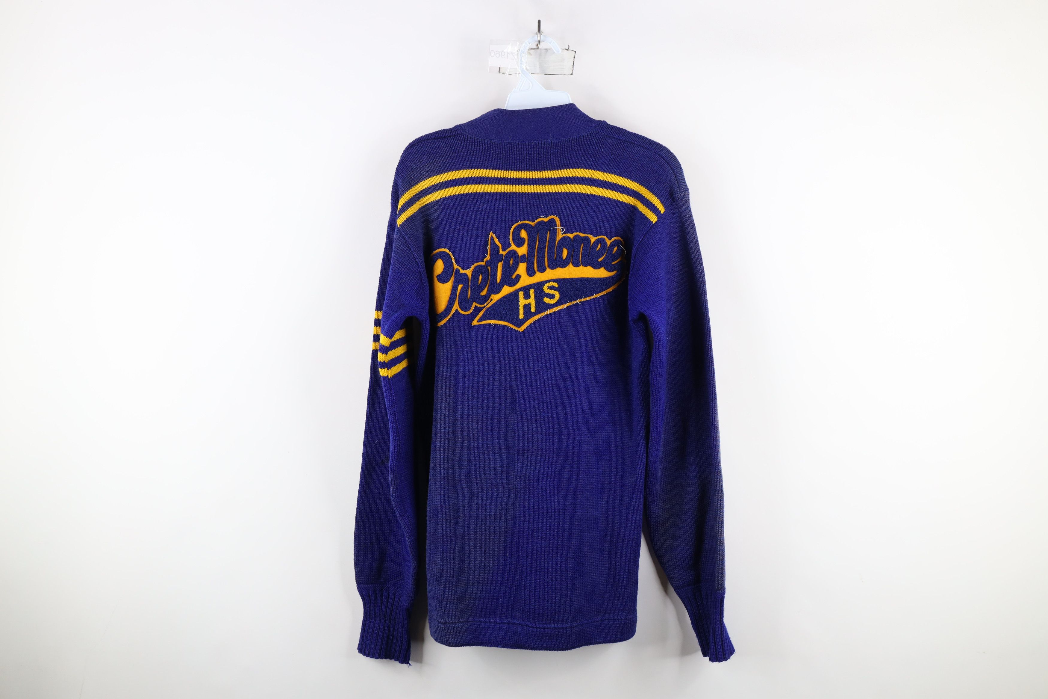 New Era × Vintage Vintage 50s 60s New Era Letterman Cardigan Sweater USA Size US M / EU 48-50 / 2 - 12 Thumbnail
