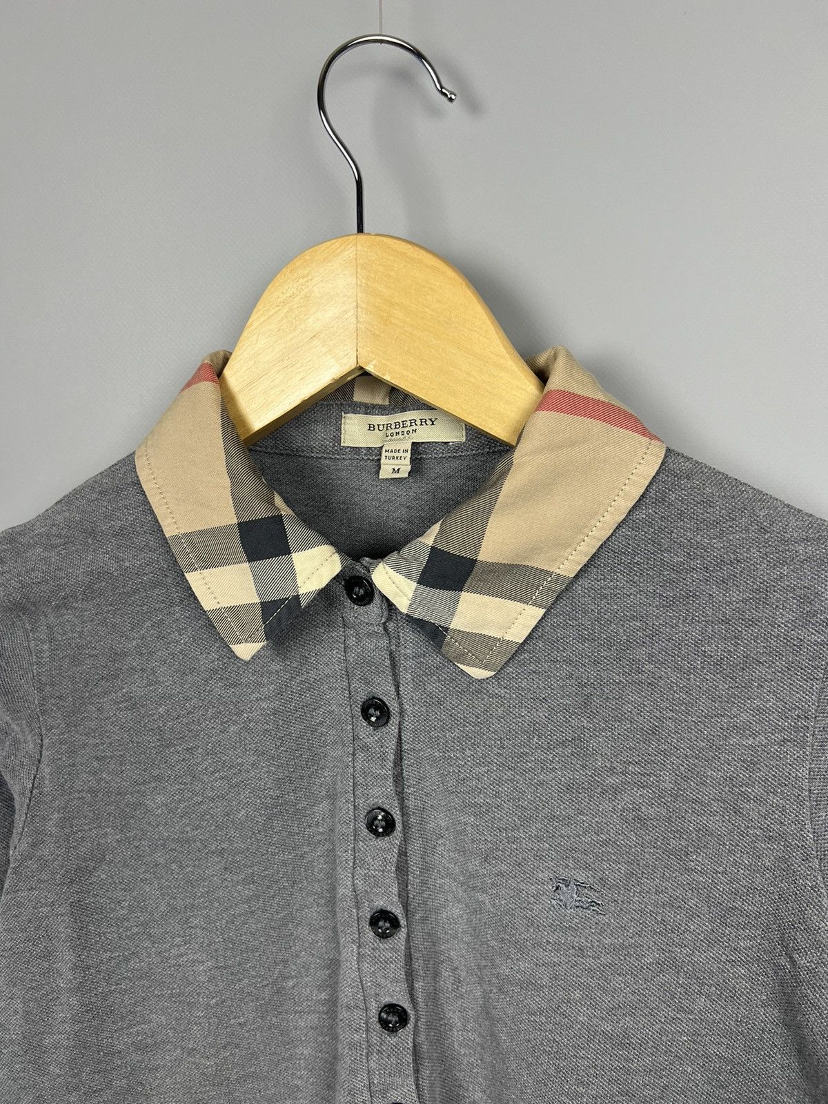 Burberry Burberry London Nova Check Cotton Longsleeve Polo Shirt Size M / US 6-8 / IT 42-44 - 3 Thumbnail
