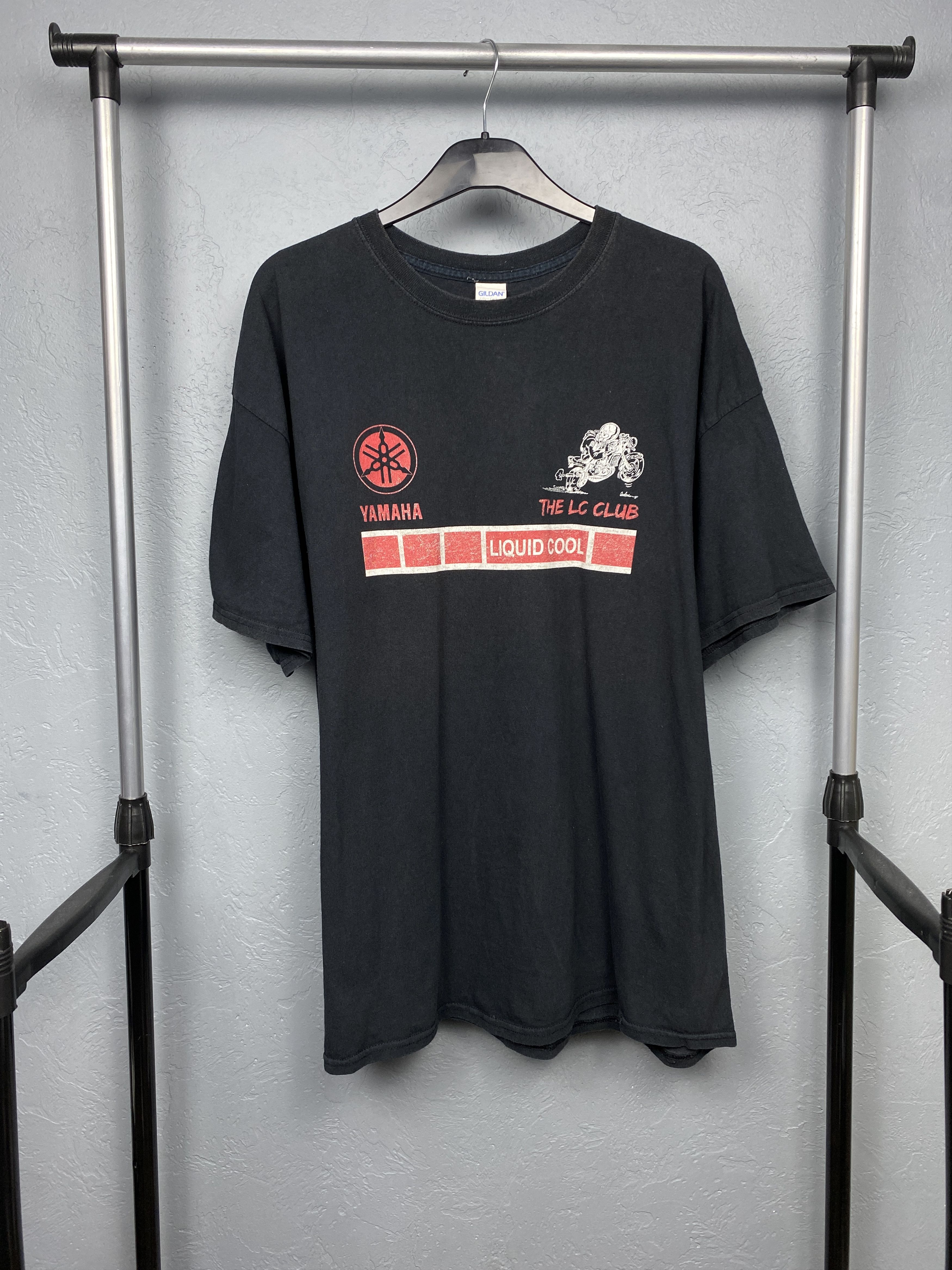 Vintage × Yamaha Yamaha Liquid Cool Club Vintage Racing T-Shirt Size US XXL / EU 58 / 5 - 1 Thumbnail