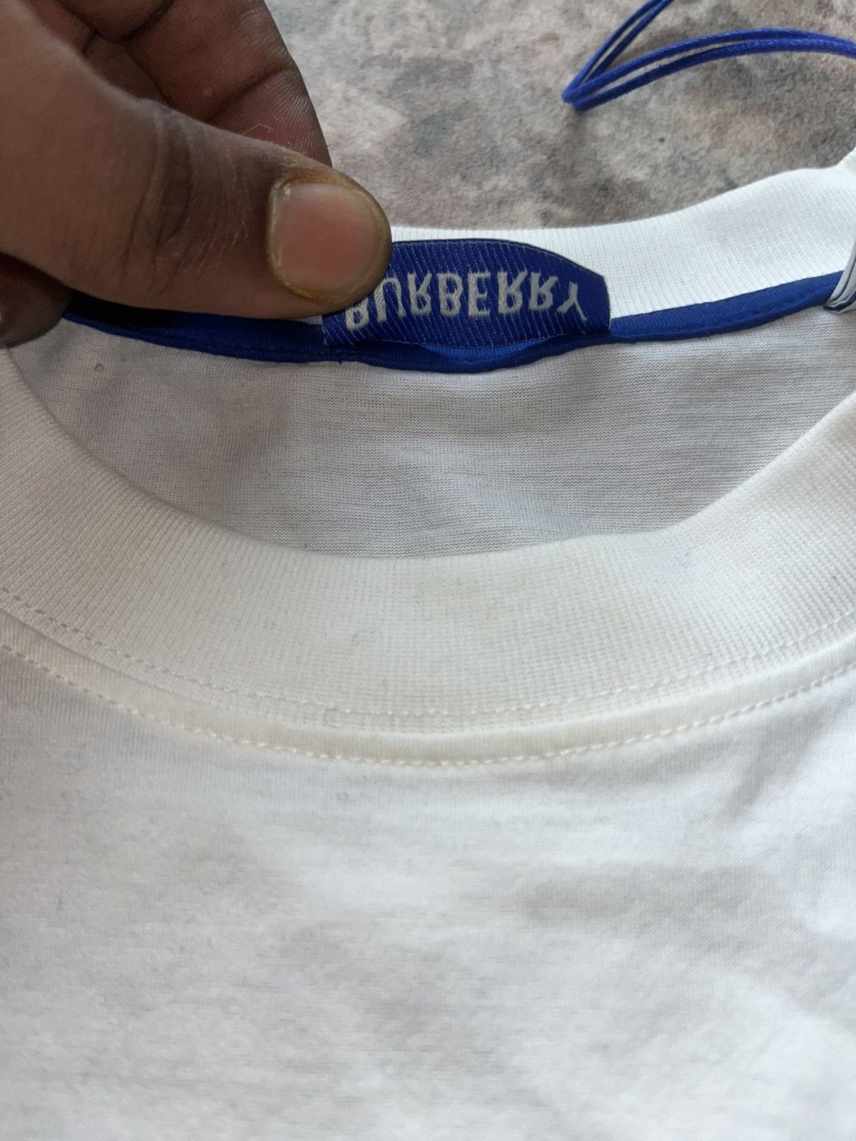 Burberry Burberry Salt white Tee Size US S / EU 44-46 / 1 - 3 Thumbnail