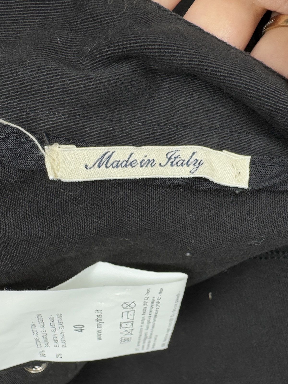 Other Myths Baggy Wide Japanese Style Belted Cotton pants size 40 Size 27" / US 4 / IT 40 - 10 Thumbnail