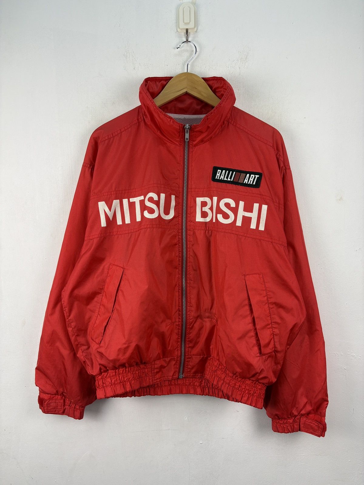 Sports Specialties × Vintage Vintage Misubishi Ralli Art Nylon Jacket JDM Motorsport Size US XL / EU 56 / 4 - 2 Thumbnail