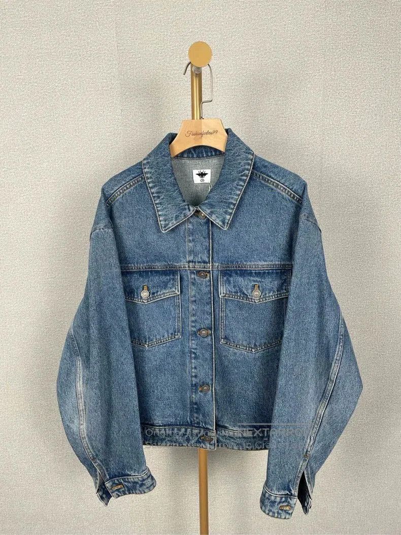 Dior Dior Embroidered Blue Denim Jacket. Size US S / EU 44-46 / 1 - 1 Thumbnail