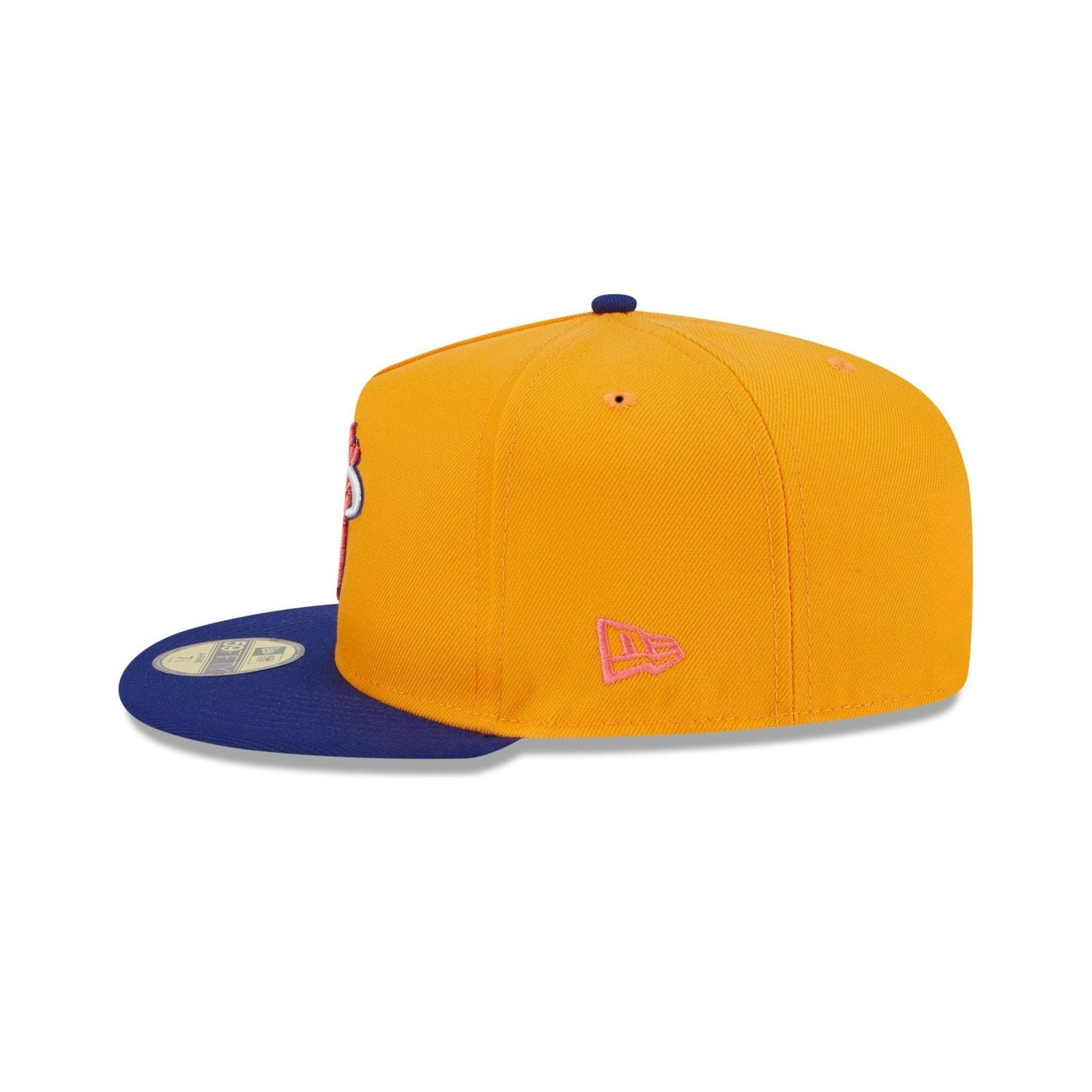 New Era New Era Miami Heat Gold 59FIFTY A-Frame Fitted Hat - Size 7 Size ONE SIZE - 5 Thumbnail