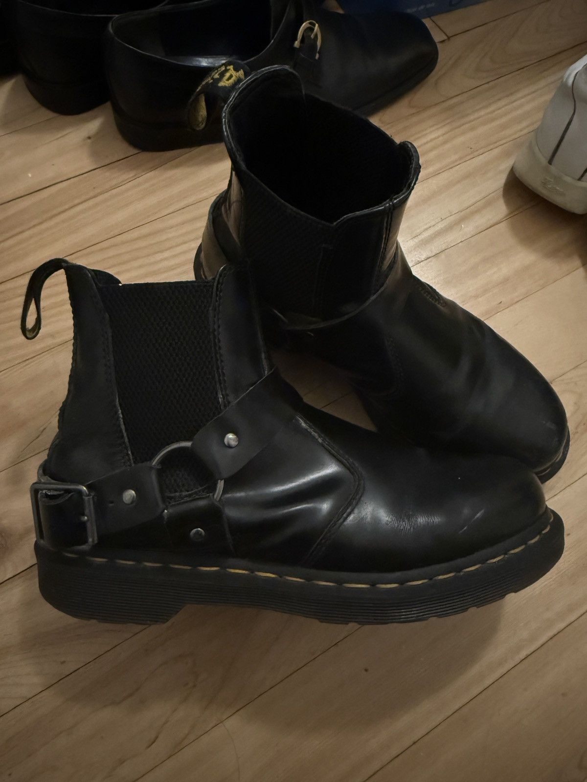 Dr. Martens Dr Martens 2976 Harness Leather Chelsea Boots Size US 9 / EU 42 - 2 Thumbnail