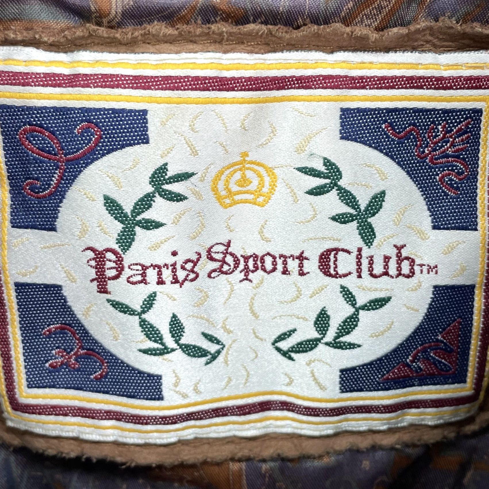 Vintage VINTAGE Paris Sports Club 100% Leather Bomber Jacket Men Small Insulated Aviator Leather Bomber Jacket Size US S / EU 44-46 / 1 - 3 Thumbnail