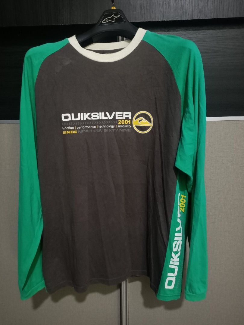 Quiksilver Quiksilver 2001 Long Sleeve Tee — Surf Tech Era Nostalgia Size US M / EU 48-50 / 2 - 1 Thumbnail