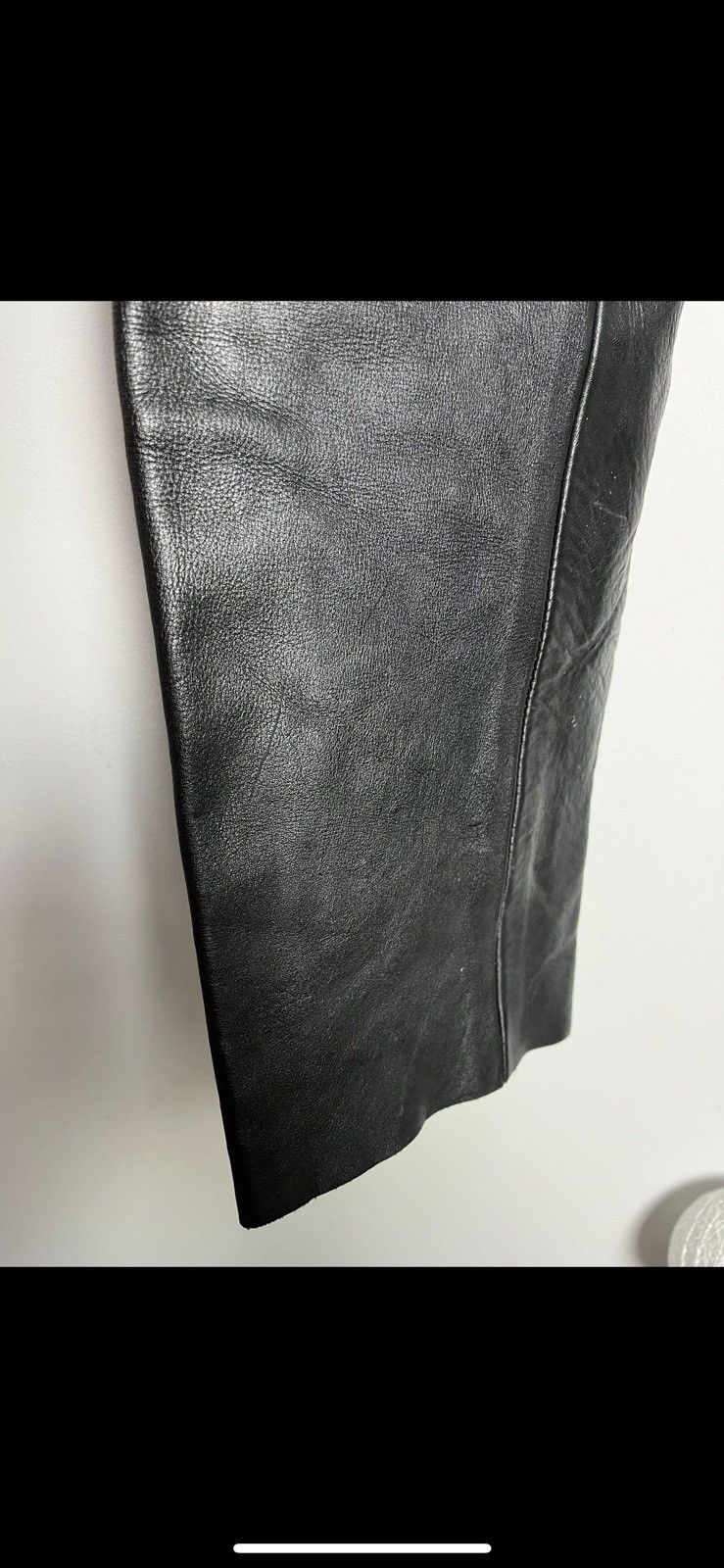 Leather Vintage leather pants motorcycle y2k Size US 28 / EU 44 - 5 Thumbnail