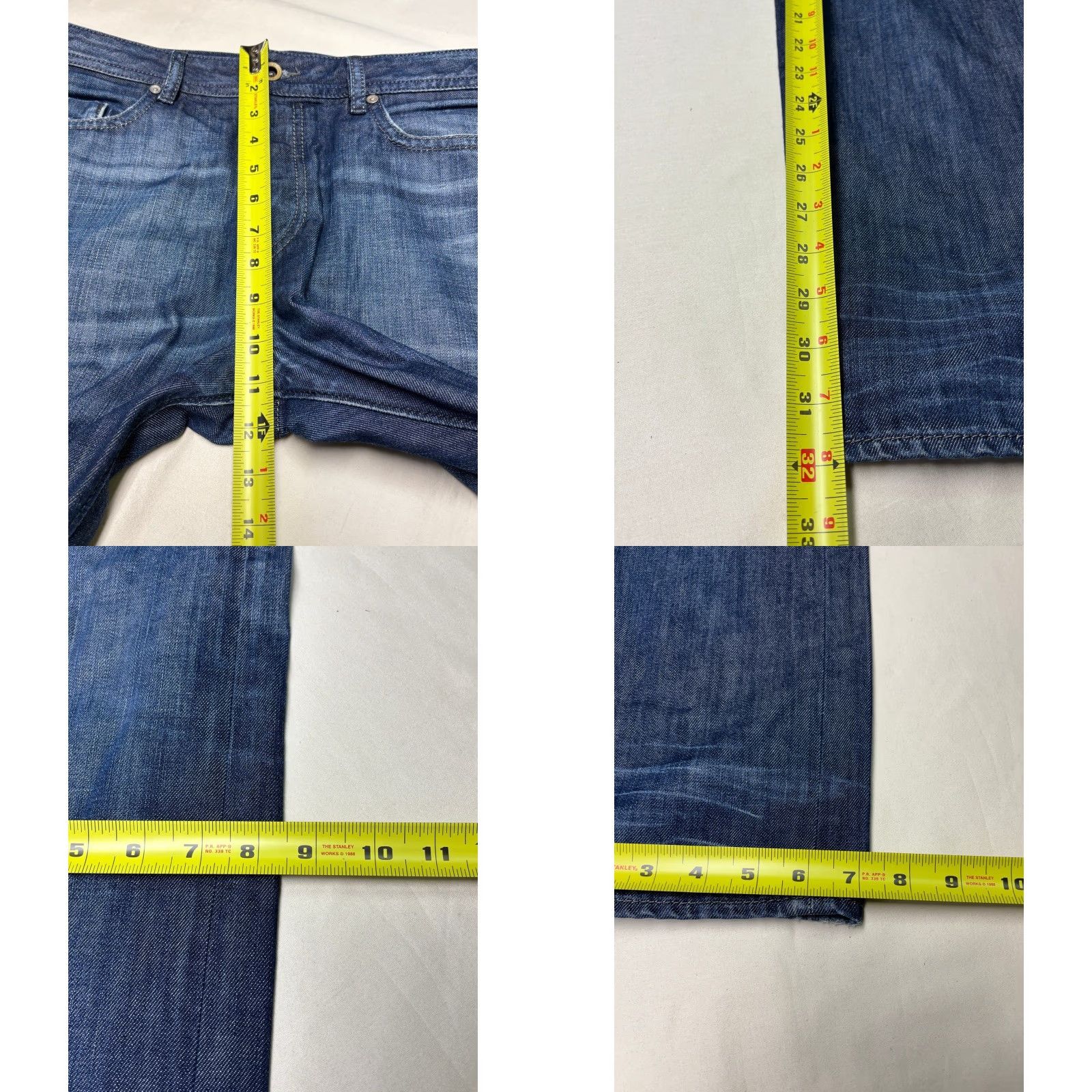 Diesel DIESEL Buster Jeans Mens 36x32 Regular Slim Tapered Dark Wash Denim Size US 36 / EU 52 - 9 Thumbnail