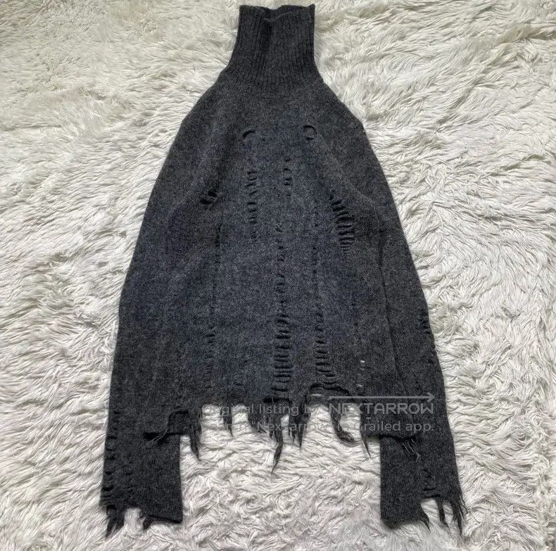 Junya Watanabe Junya Watanabe Distressed Wool Sweater Size S / US 4 / IT 40 - 9 Thumbnail