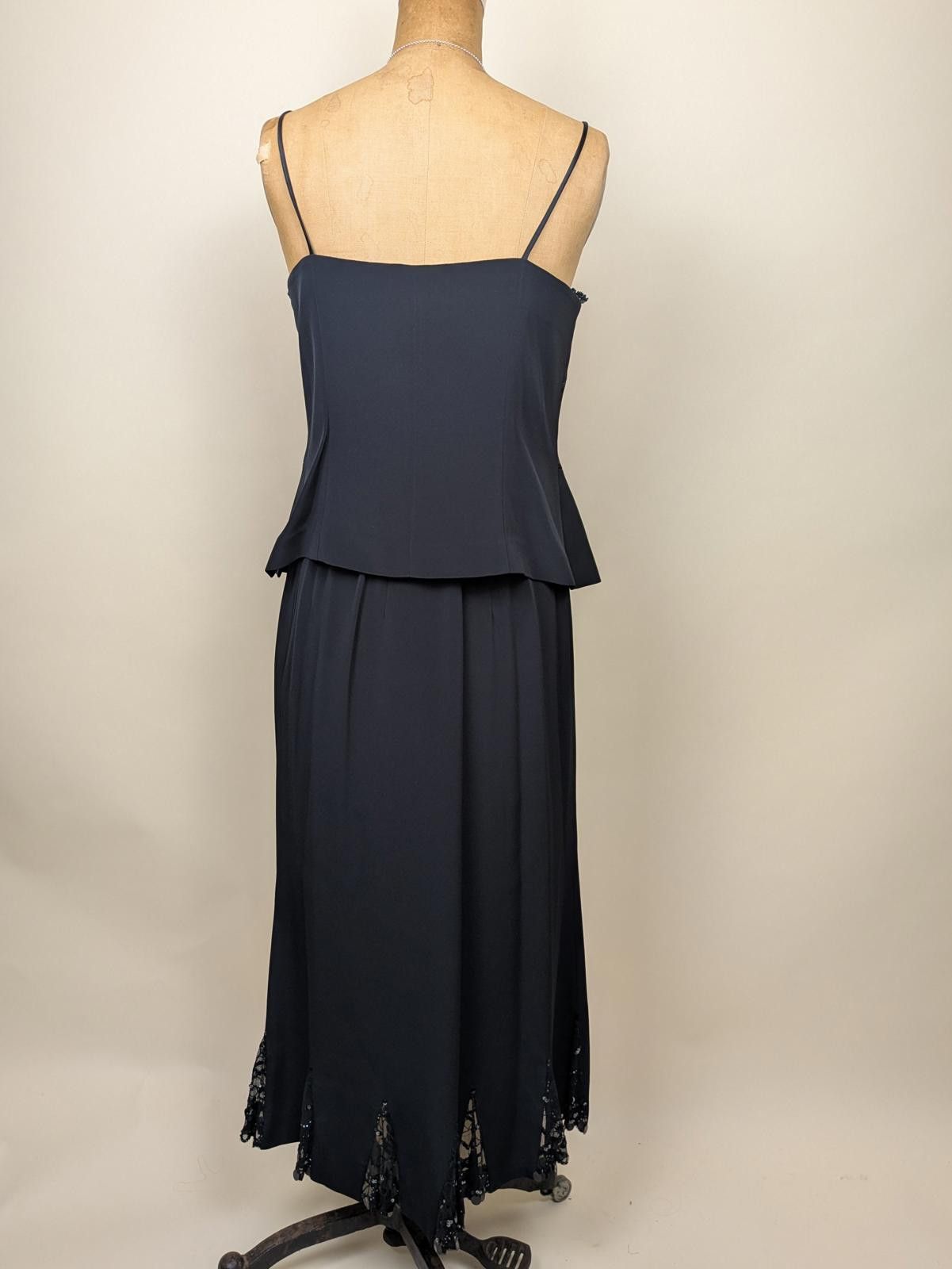 Other Y2k patchwork satin and lace cami skirt set Size ONE SIZE - 7 Thumbnail