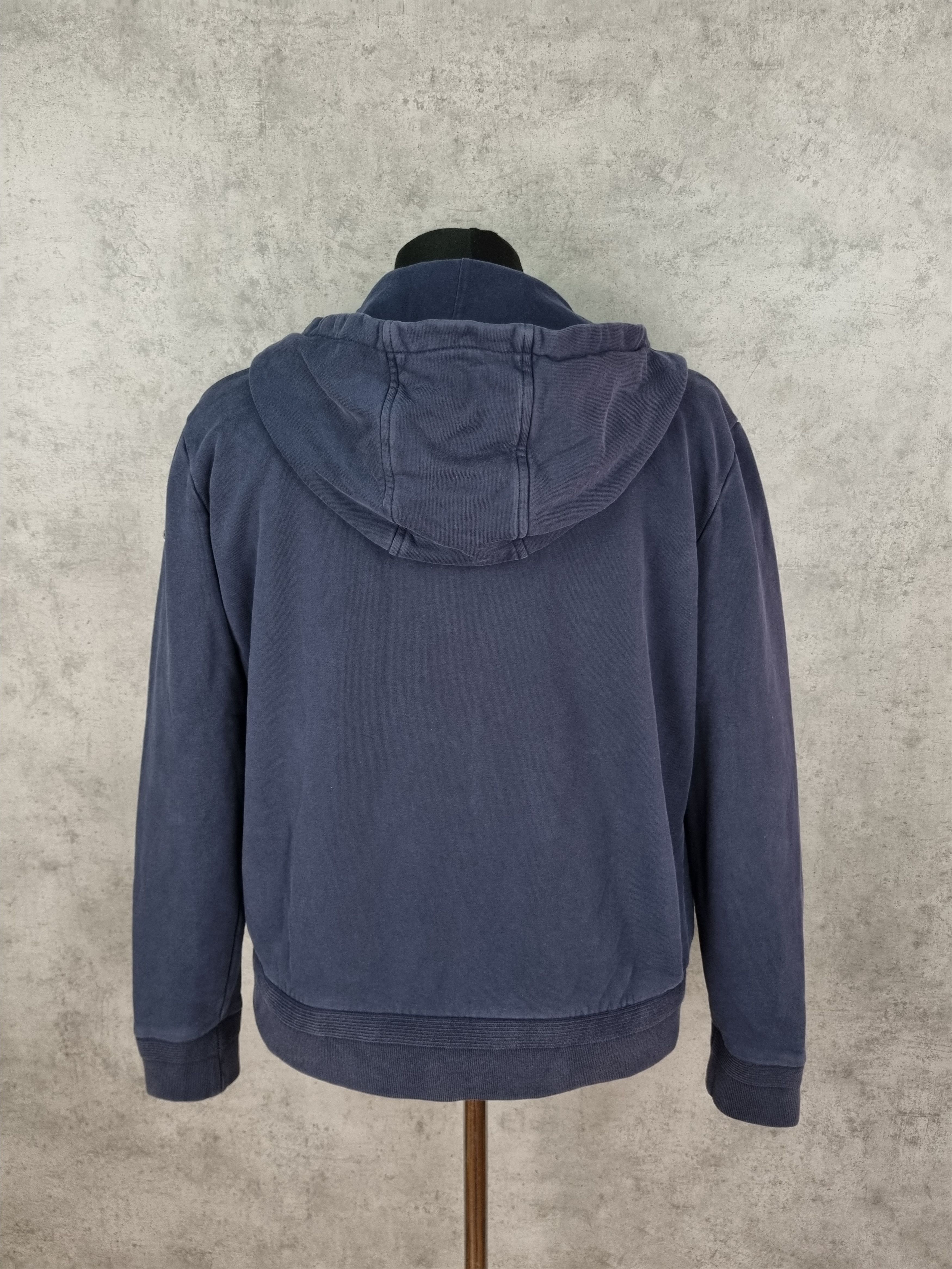 Moncler × Vintage Faded Moncler Knitted Zip Up Hoodie Size US M / EU 48-50 / 2 - 9 Thumbnail