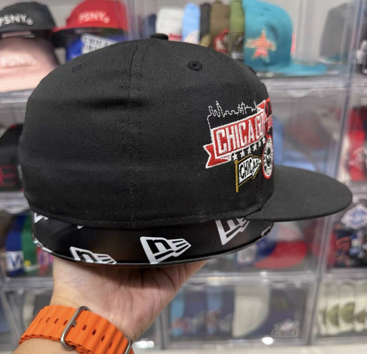 New Era New Era NBA Chicago Bulls Multi-Logo Baseball Cap J32 Size ONE SIZE - 3 Thumbnail