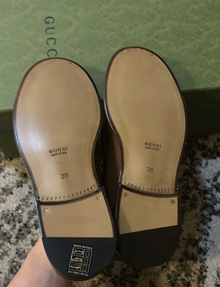 Gucci Gucci Interlocking G Loafer Millennial Ribot Cuir Size US 6 / IT 36 - 4 Thumbnail