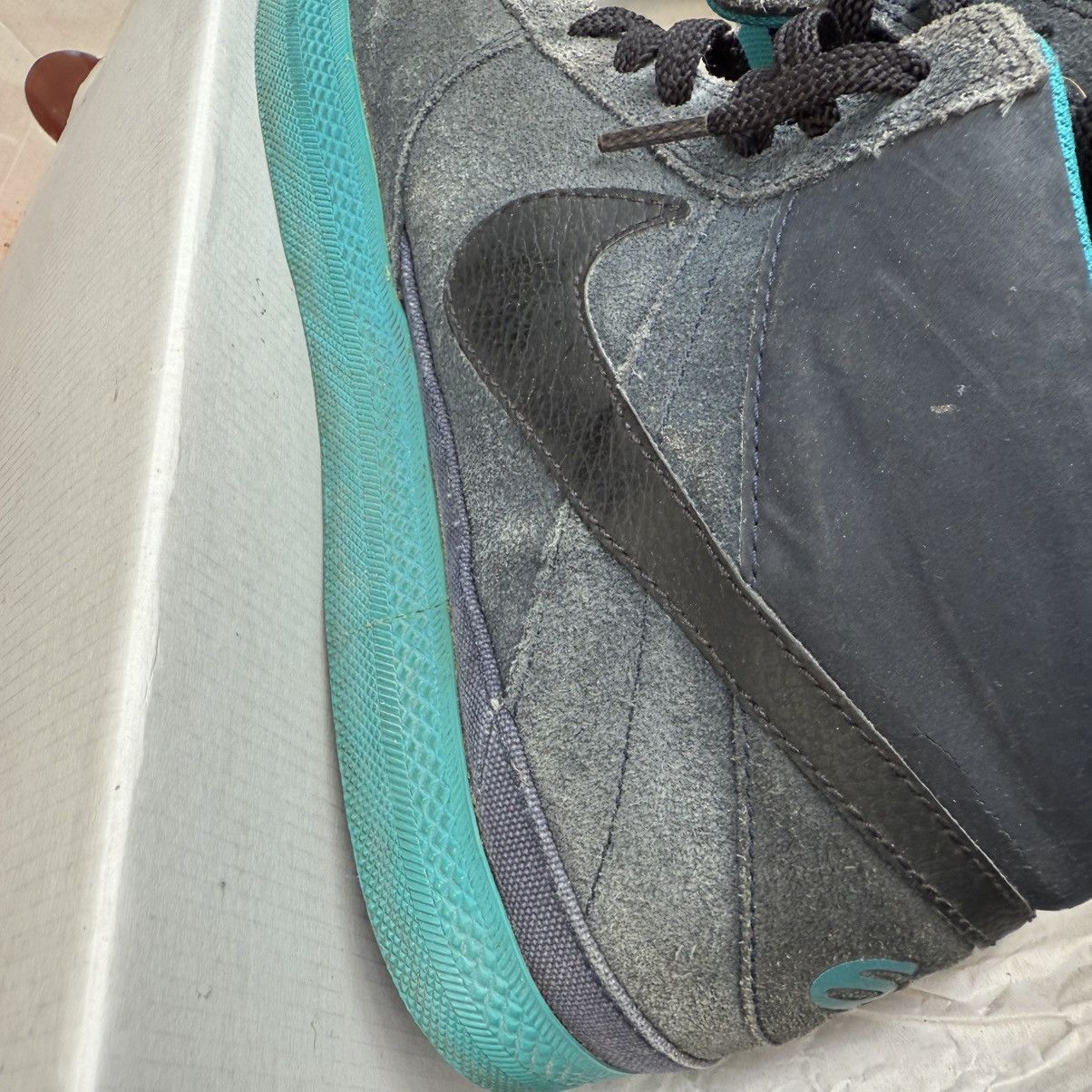 Nike Nike SB 6.0 Mavrk Mid 2 Men's Sk8 Obsidian/Black/Glass Blue Size US 11.5 / EU 44-45 - 16 Thumbnail