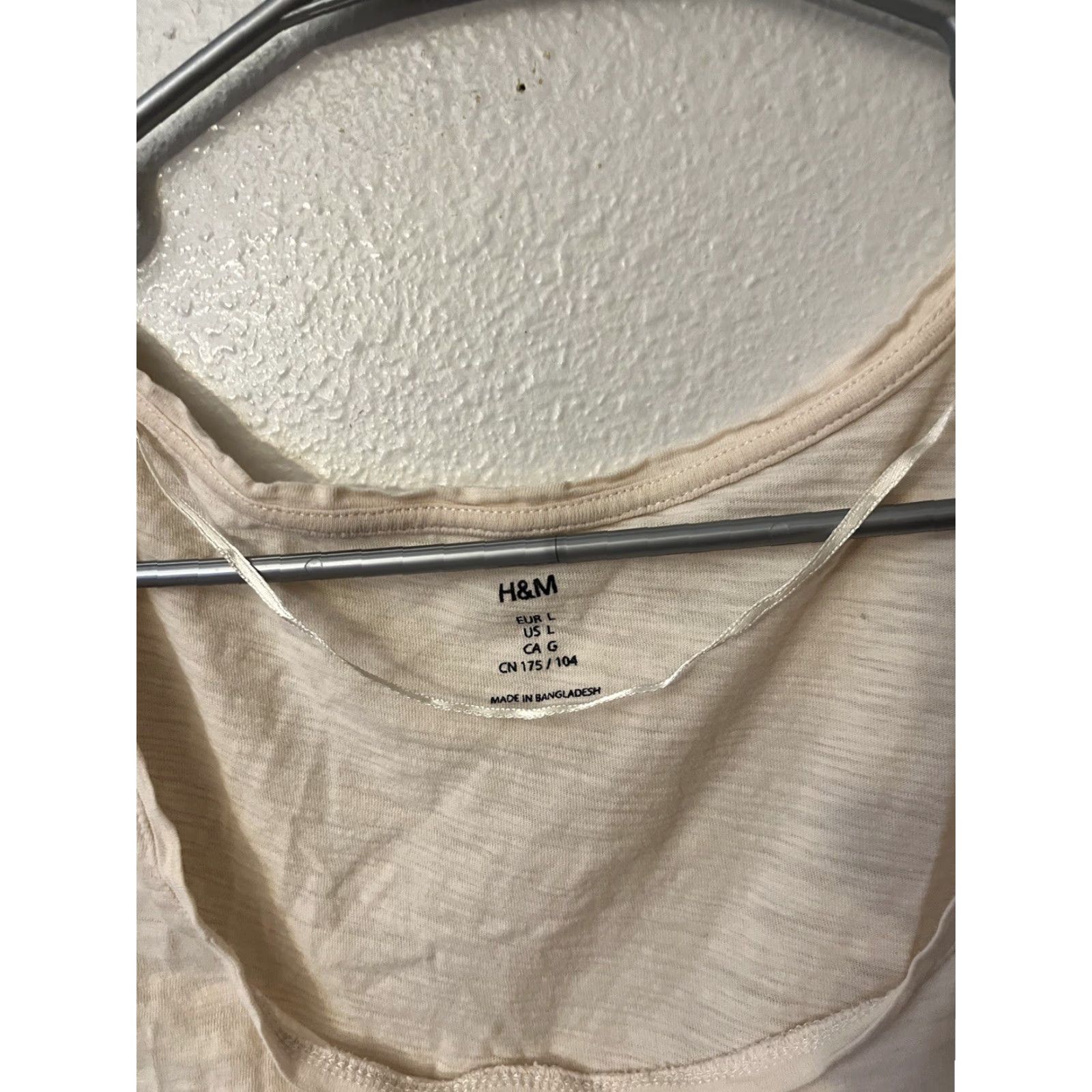 H&M H&M Peach Tunic Top Shirt Women Large 3/4 Sleeve Round Neck Casual Workwear Travel Size L / US 10 / IT 46 - 2 Thumbnail