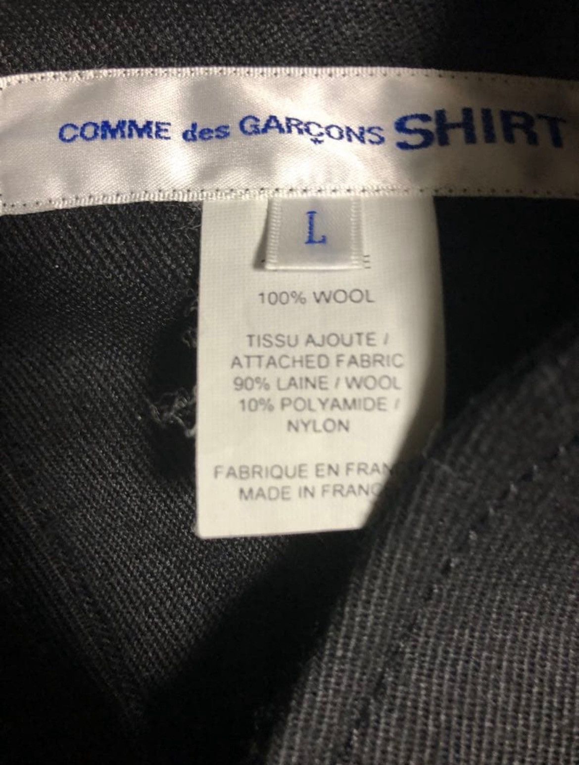 Comme des Garcons SHIRT Comme des Garçons SHIRT Wool Jacket Size 44R - 4 Thumbnail
