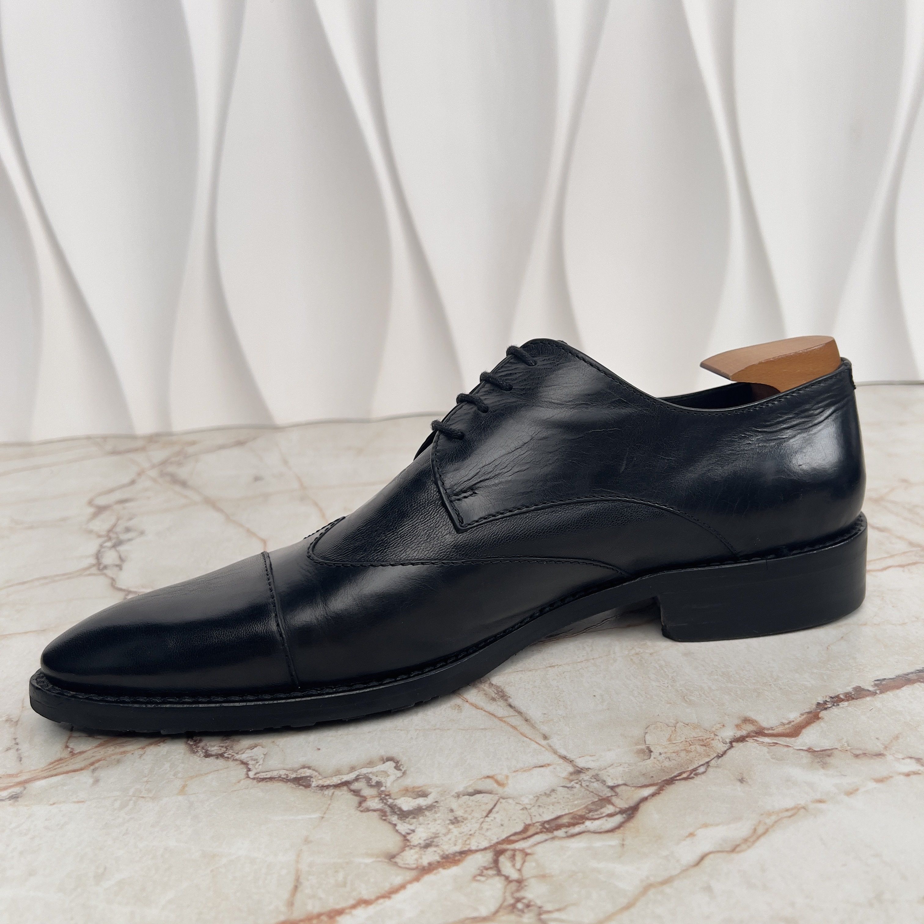 Other Pakerson Oxford Derby Lace Up Leather Hand Made In Italy Size US 8 / EU 41 - 6 Thumbnail