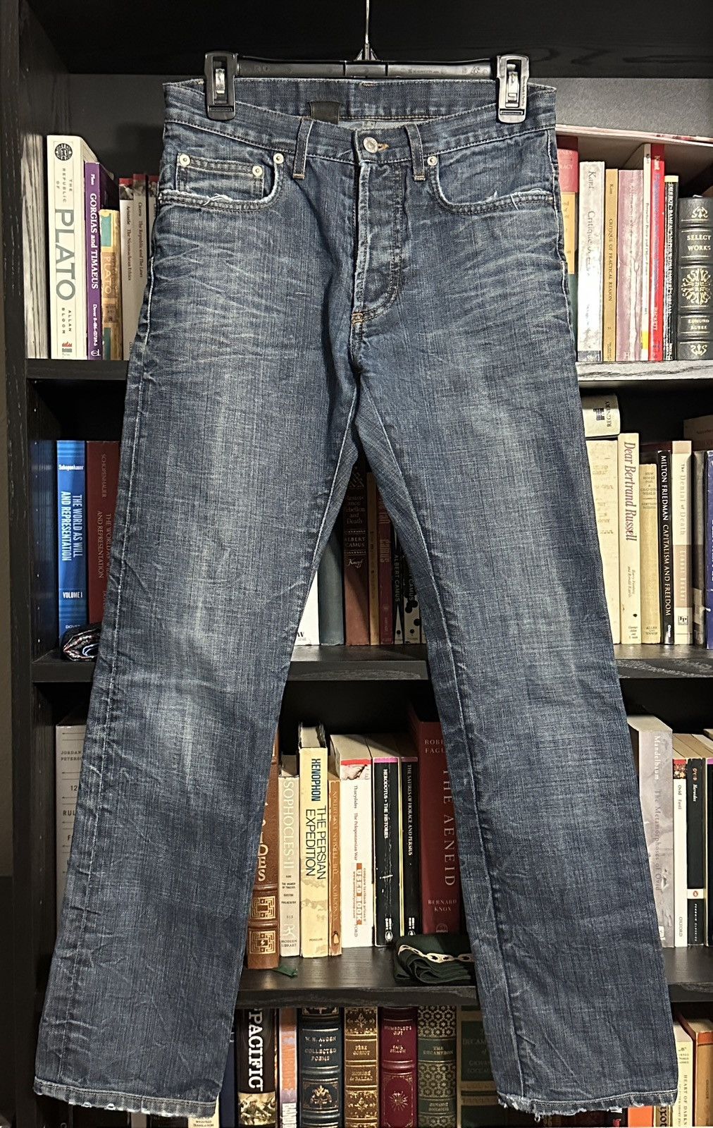 Dior Homme distressed denim jeans