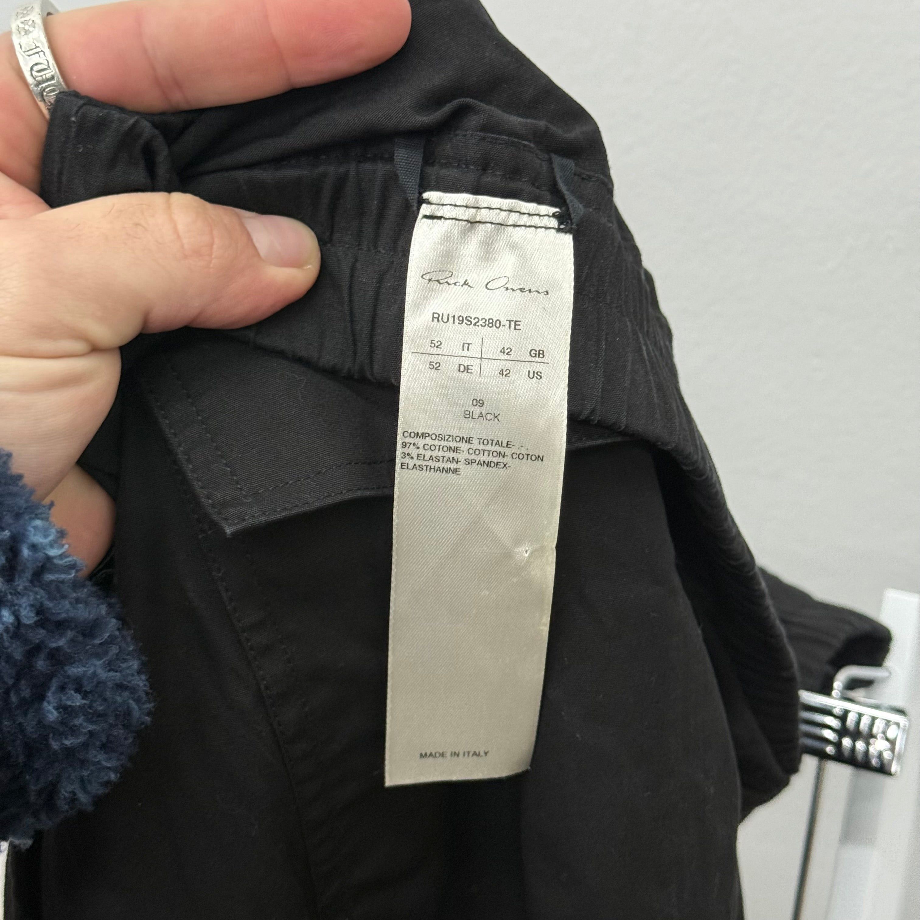 Rick Owens Rick Owens Straight Babel Joggers - Size 42 (Fits like 36) Size US 36 / EU 52 - 5 Thumbnail