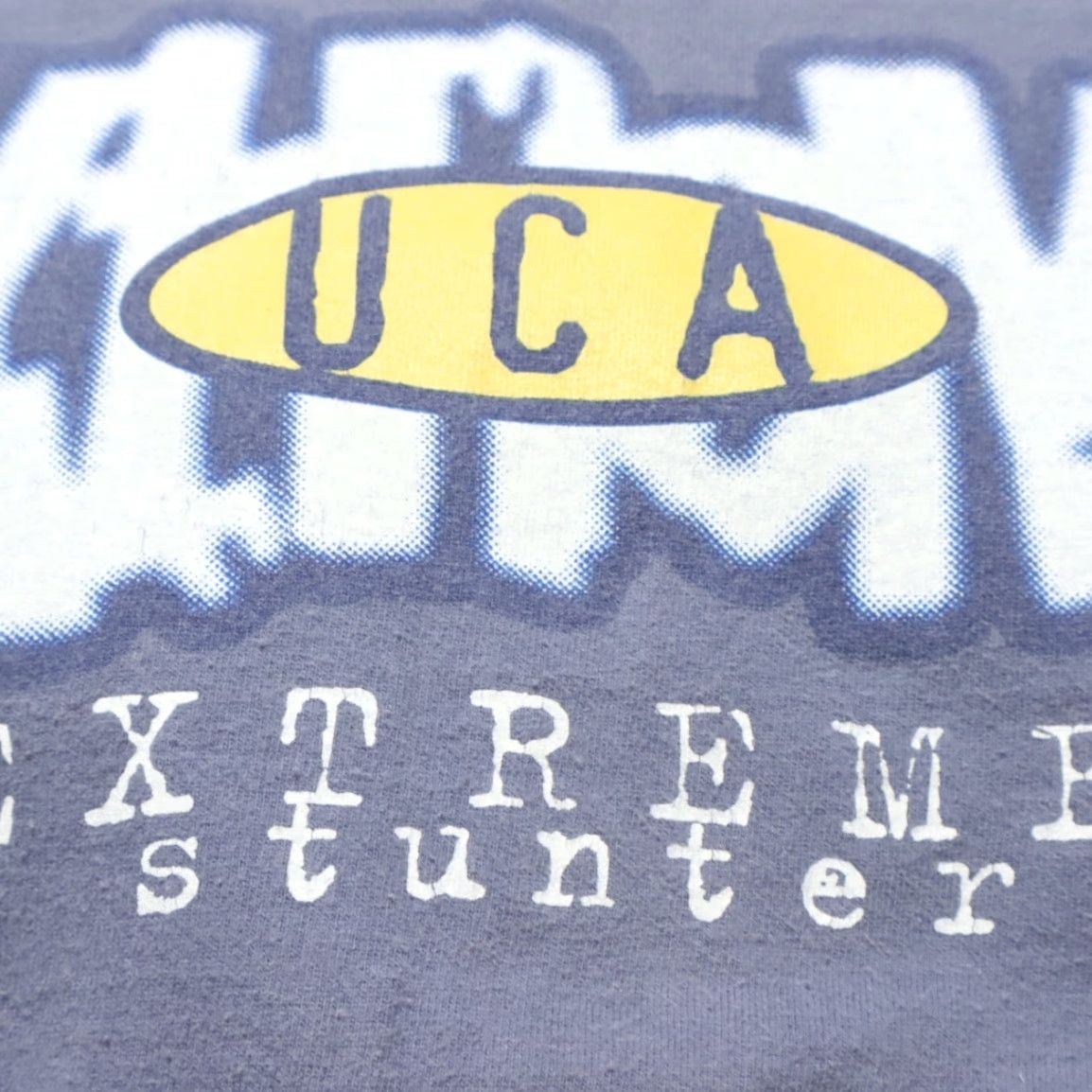 Fruit Of The Loom VINTAGE UCA Extreme Shirt Indigo Men L VTG Fruit of the Loom UCA Extreme Solid T-Shirt Indigo Men L Size US L / EU 52-54 / 3 - 6 Thumbnail