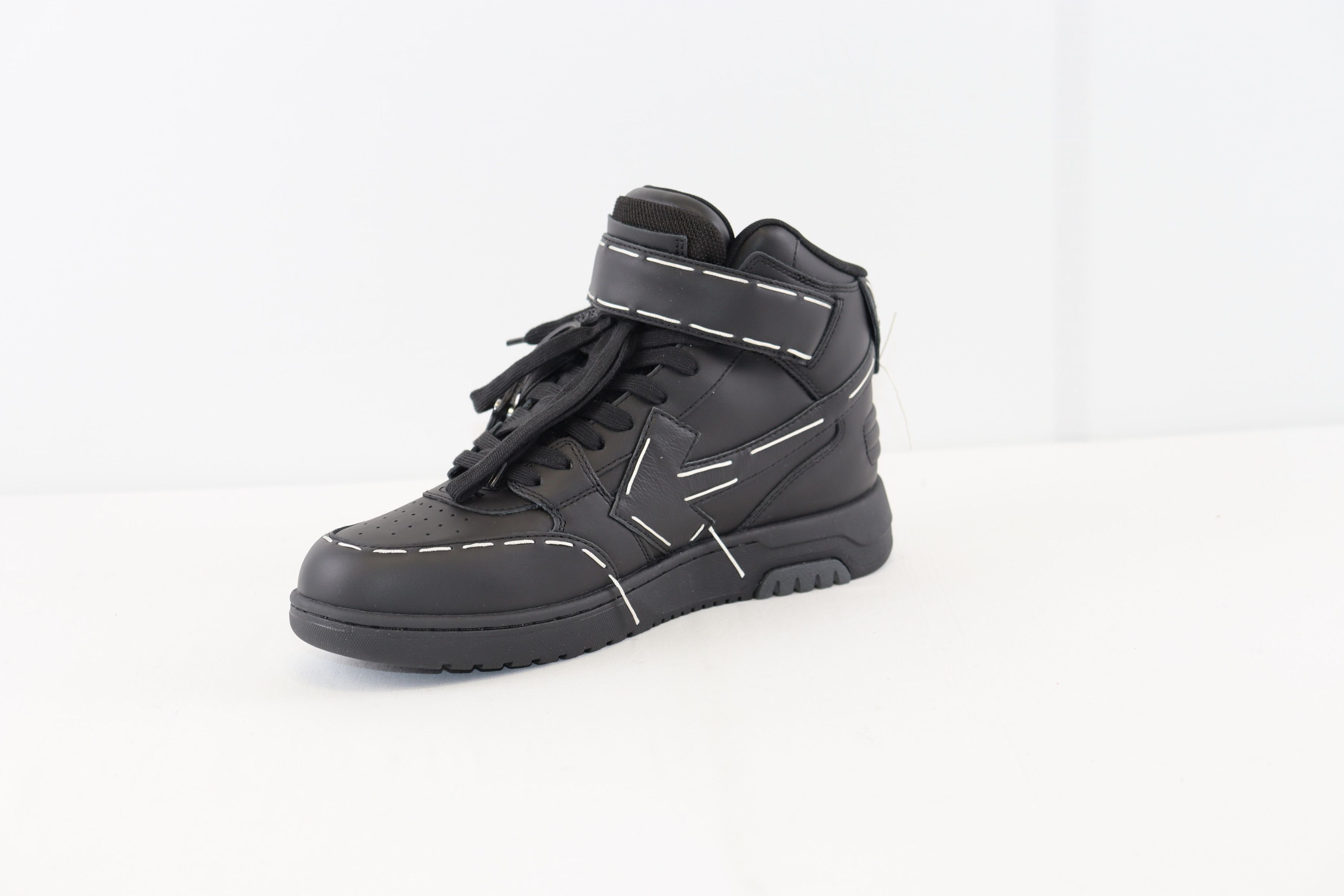 Off-White o1rshd1 OOO Mid Sartorial Stitching Sneakers in Black Size US 10 / EU 43 - 3 Thumbnail