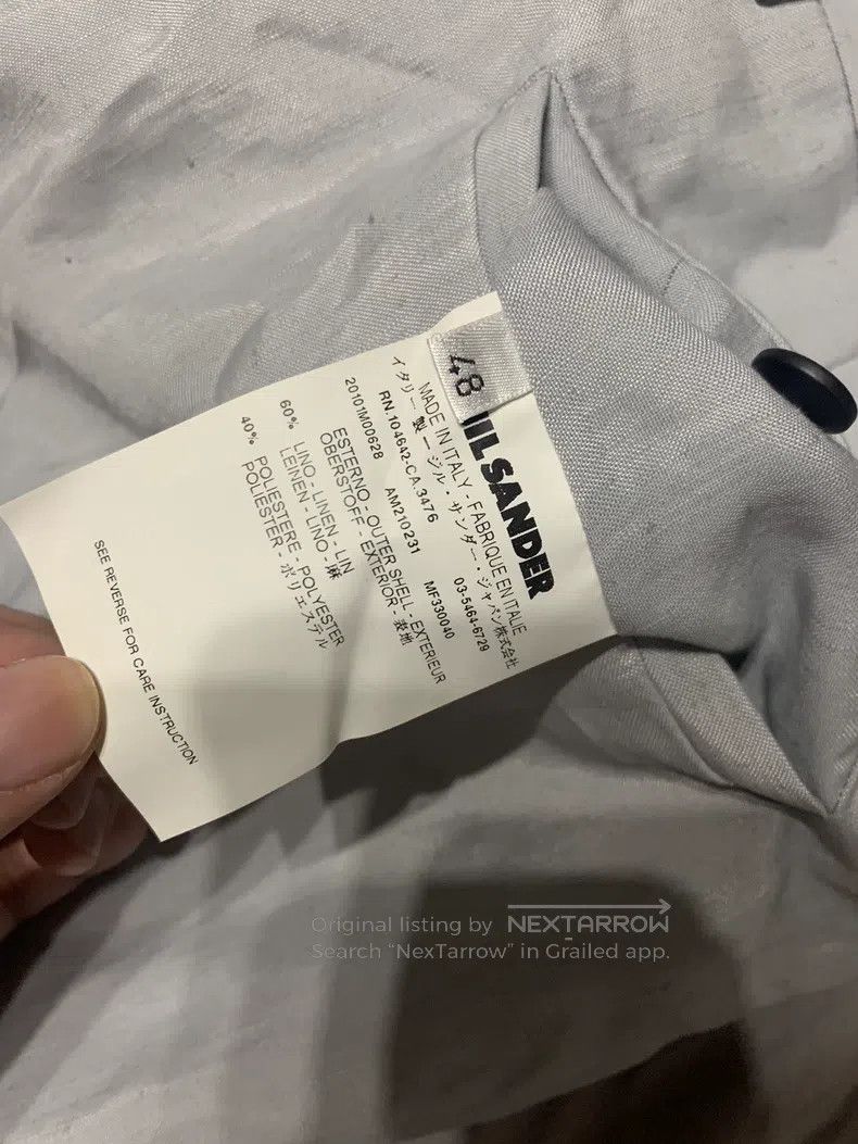 Jil Sander Jil Sander size 48 Runway Linen Blended Casual Trousers Size US 44 / EU 60 - 7 Thumbnail