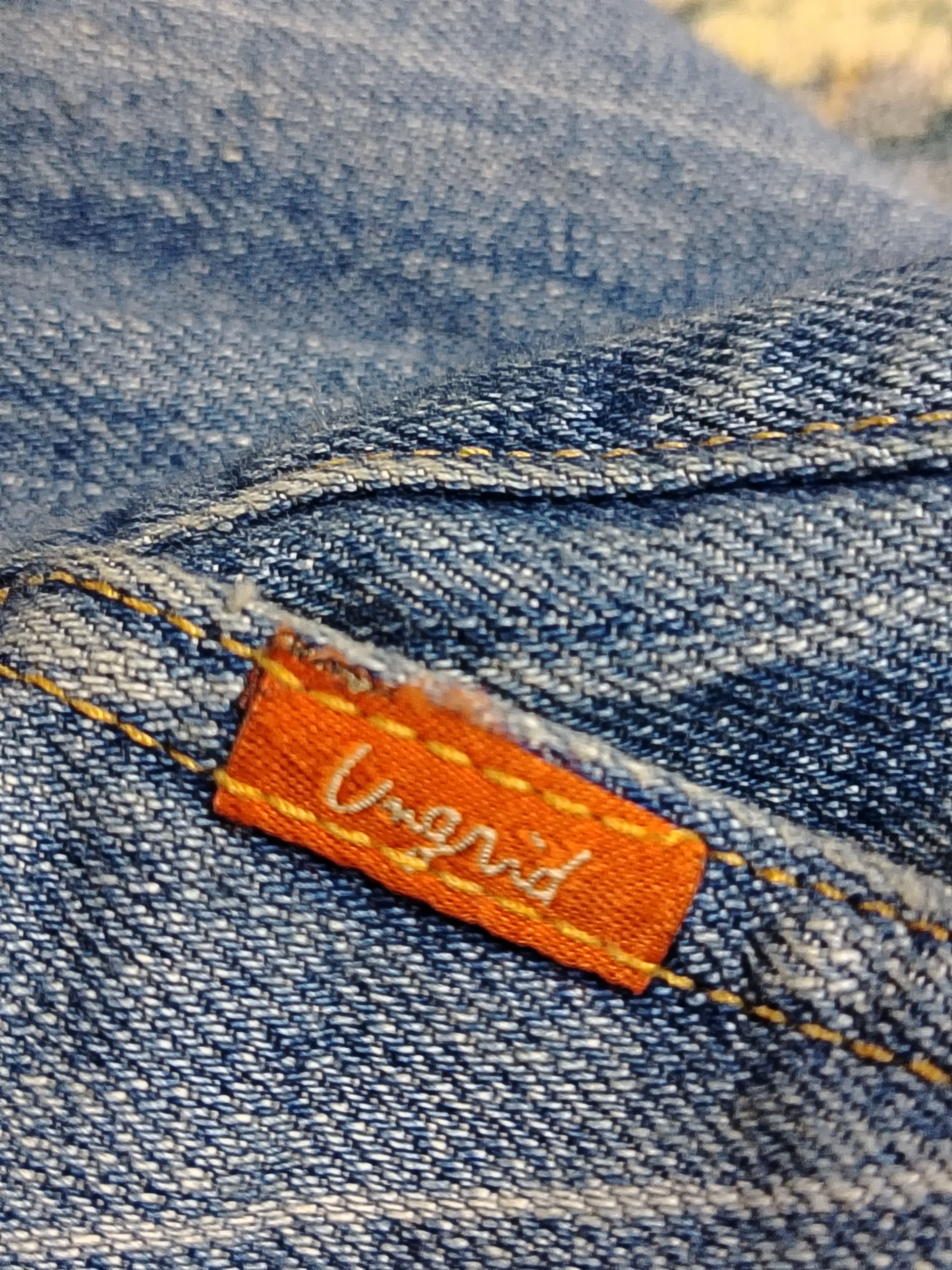 Japanese Brand Ungrid striped jeans vintage style Size US 31 - 7 Thumbnail