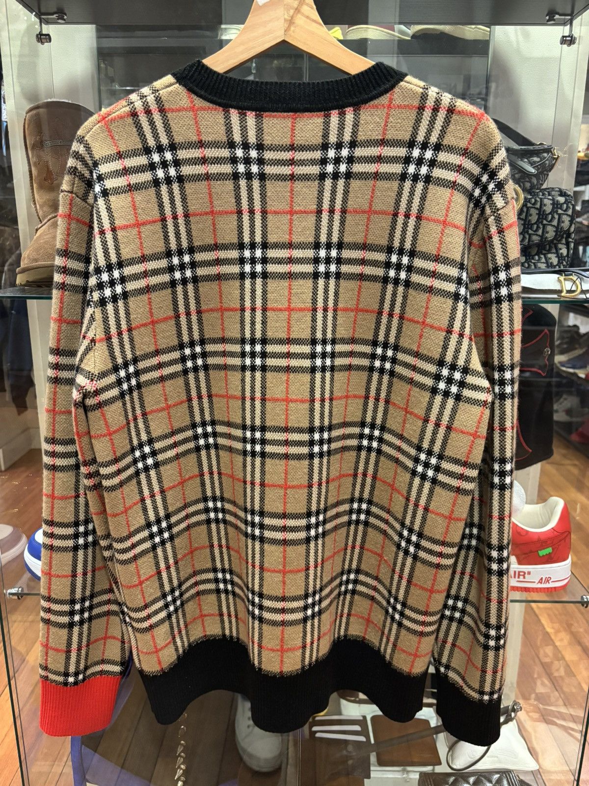 Burberry Burberry Knit Plaid Sweater Size US M / EU 48-50 / 2 - 2 Thumbnail